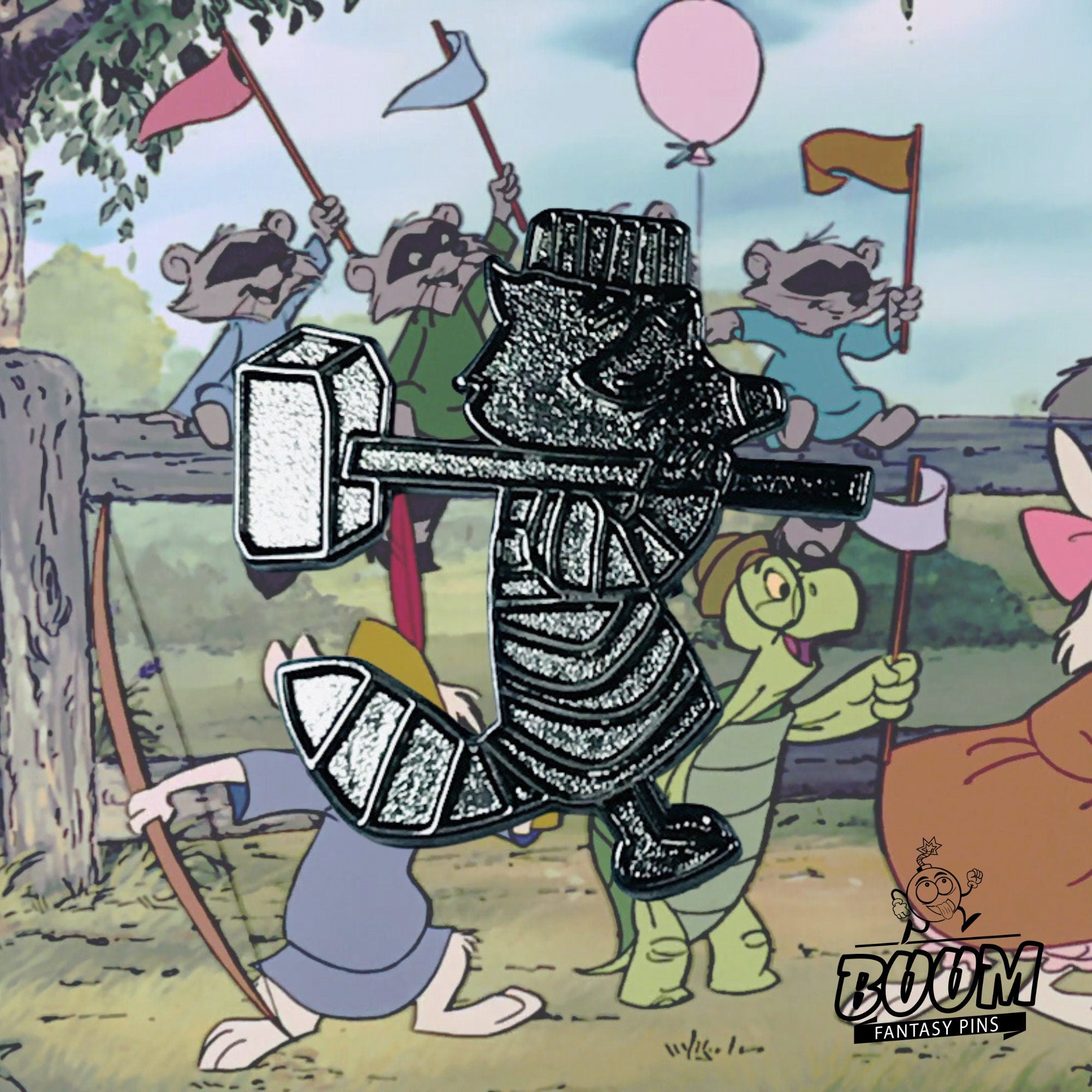 Pin – Mapache de Robin Hood – Disney Fantasy