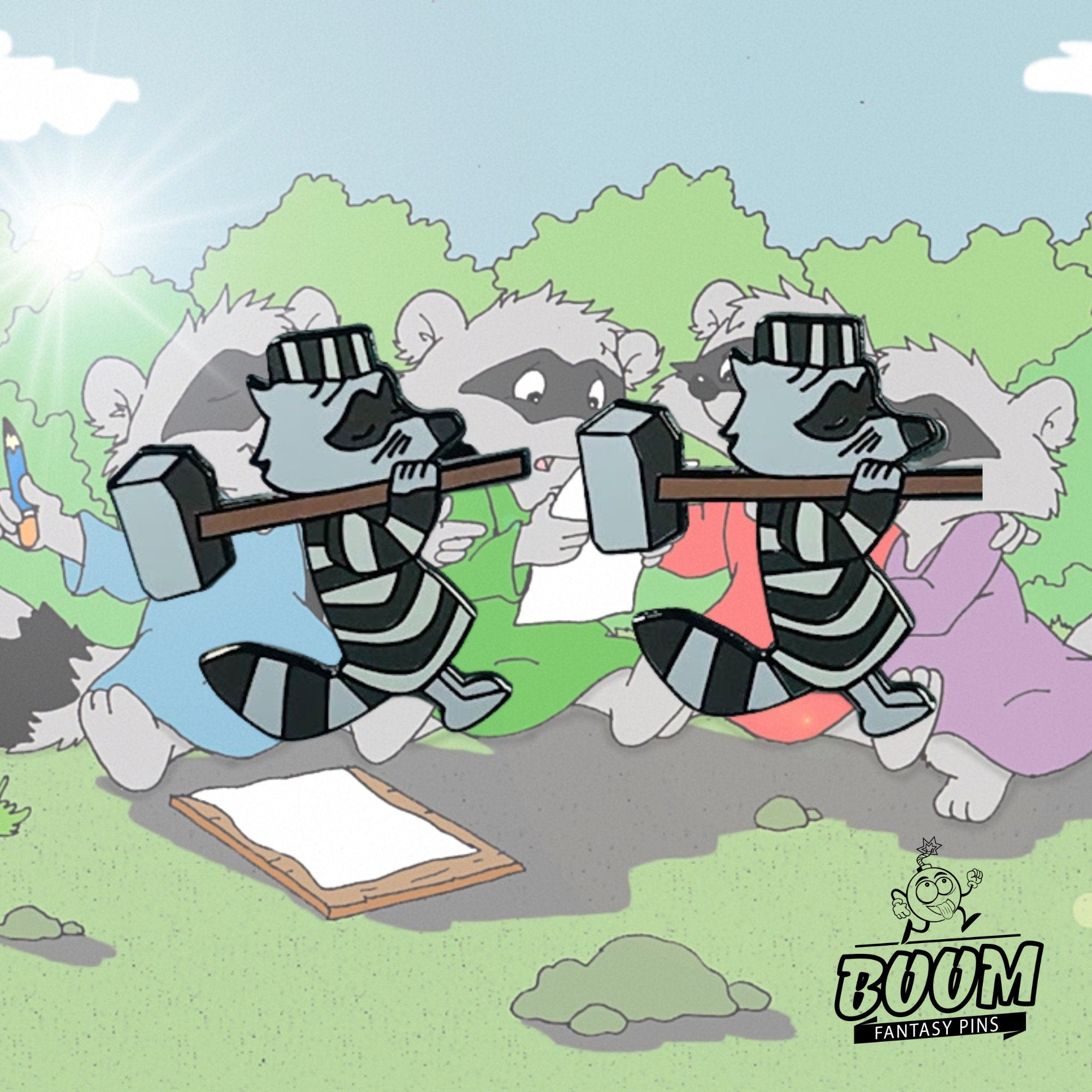 Cufflinks – Recurring Raccoon from Robin Hood – Disney Fantasy