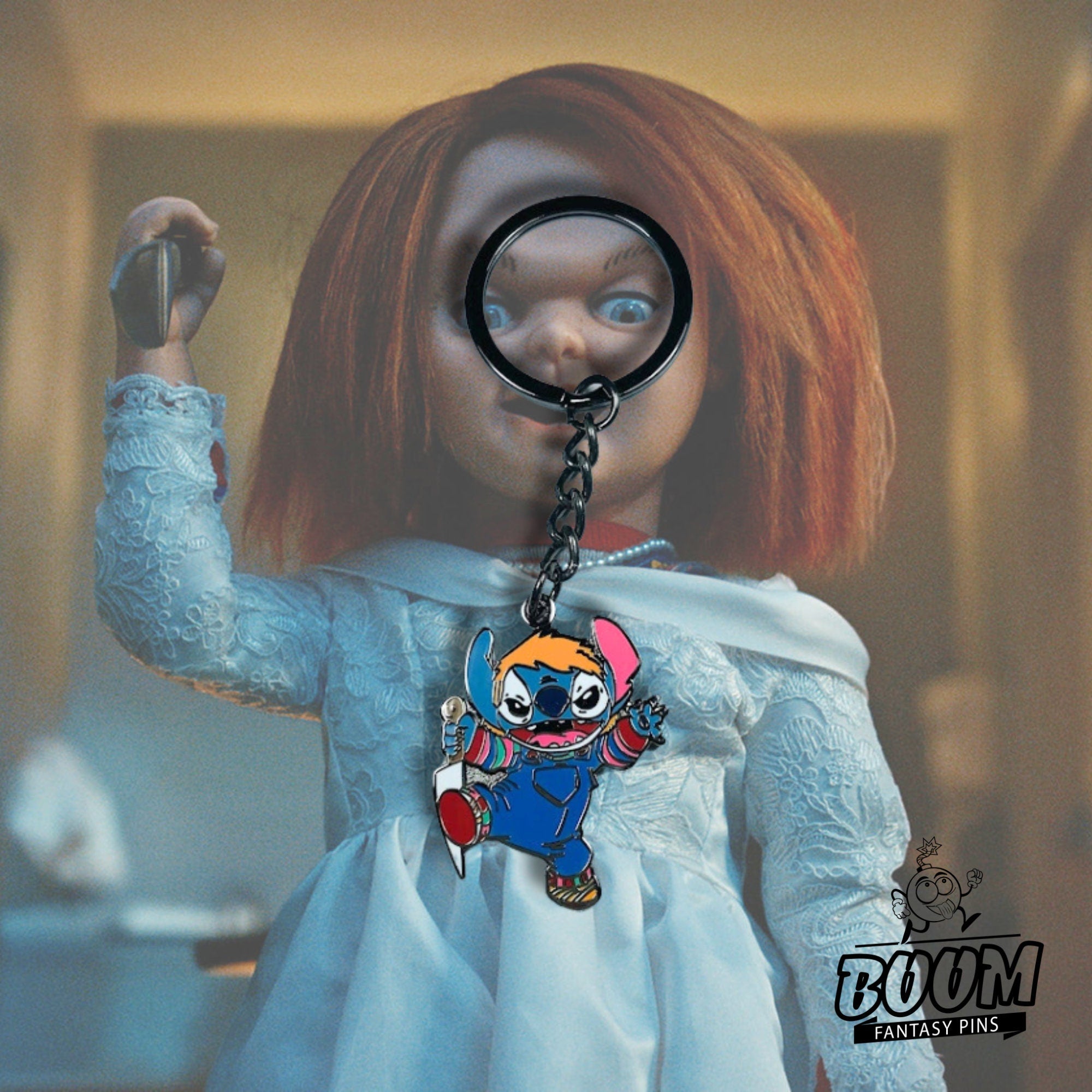 Llavero – Chucky de Child's Play – Franquicia de terror