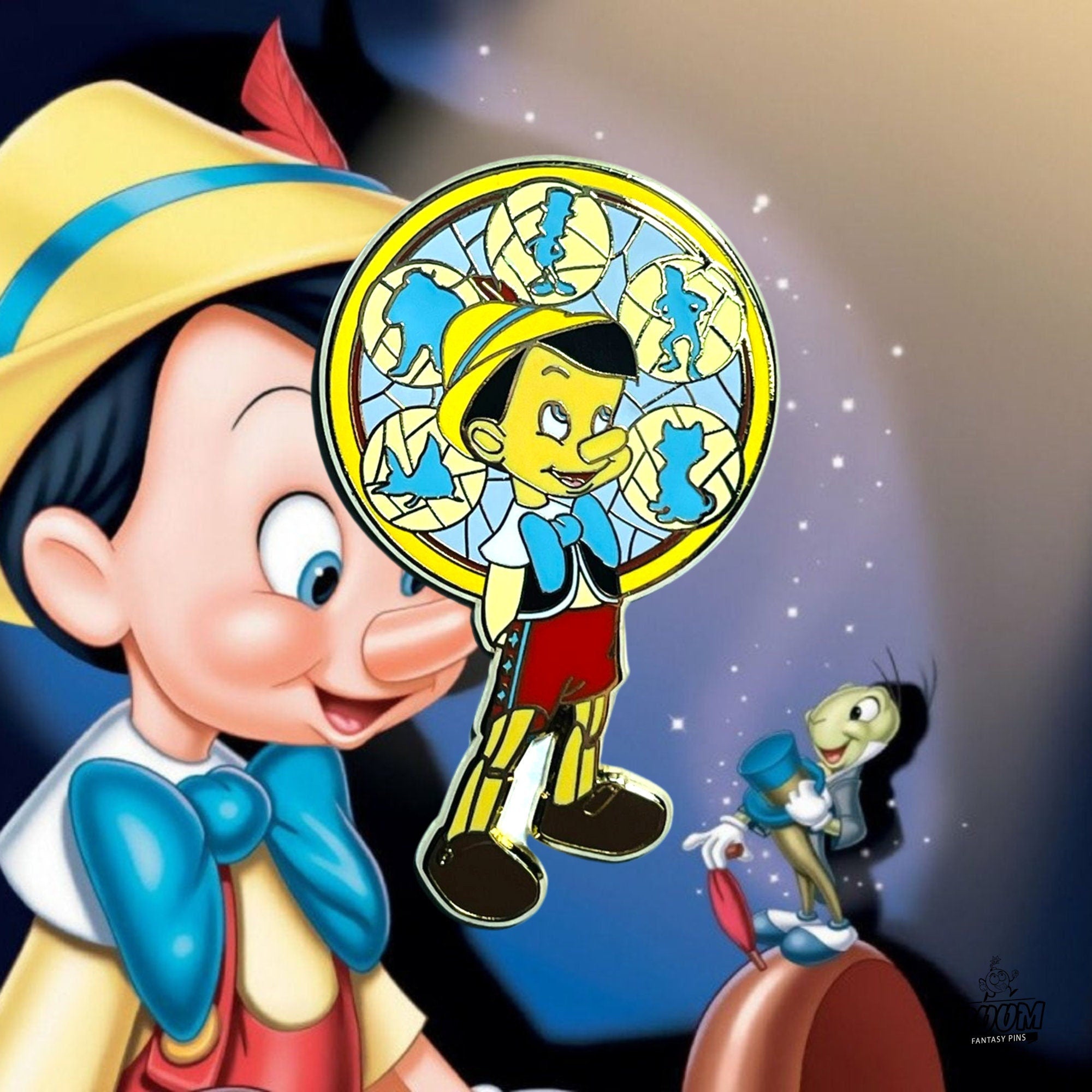 Pin's – Pinocchio du film Pinocchio de Disney Fantasy
