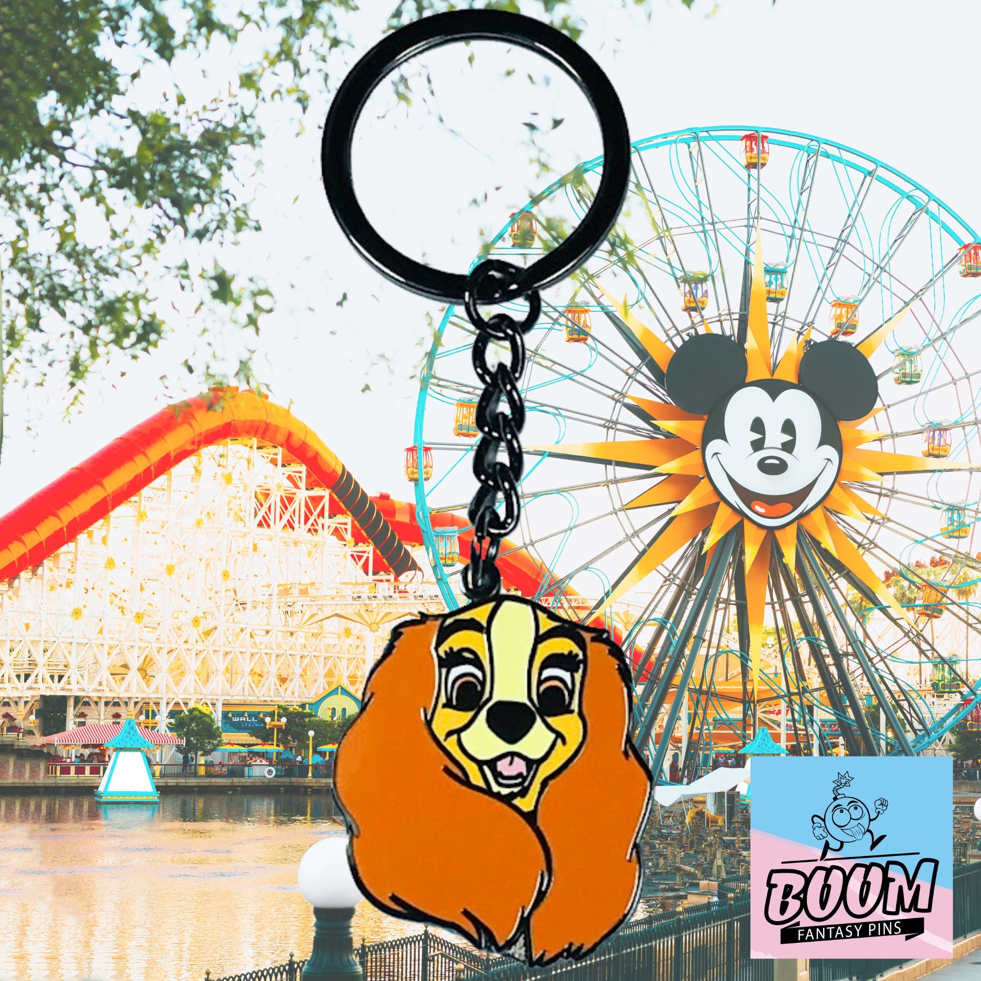 Llavero – Dama de La Dama y el Vagabundo – Disney Fantasy