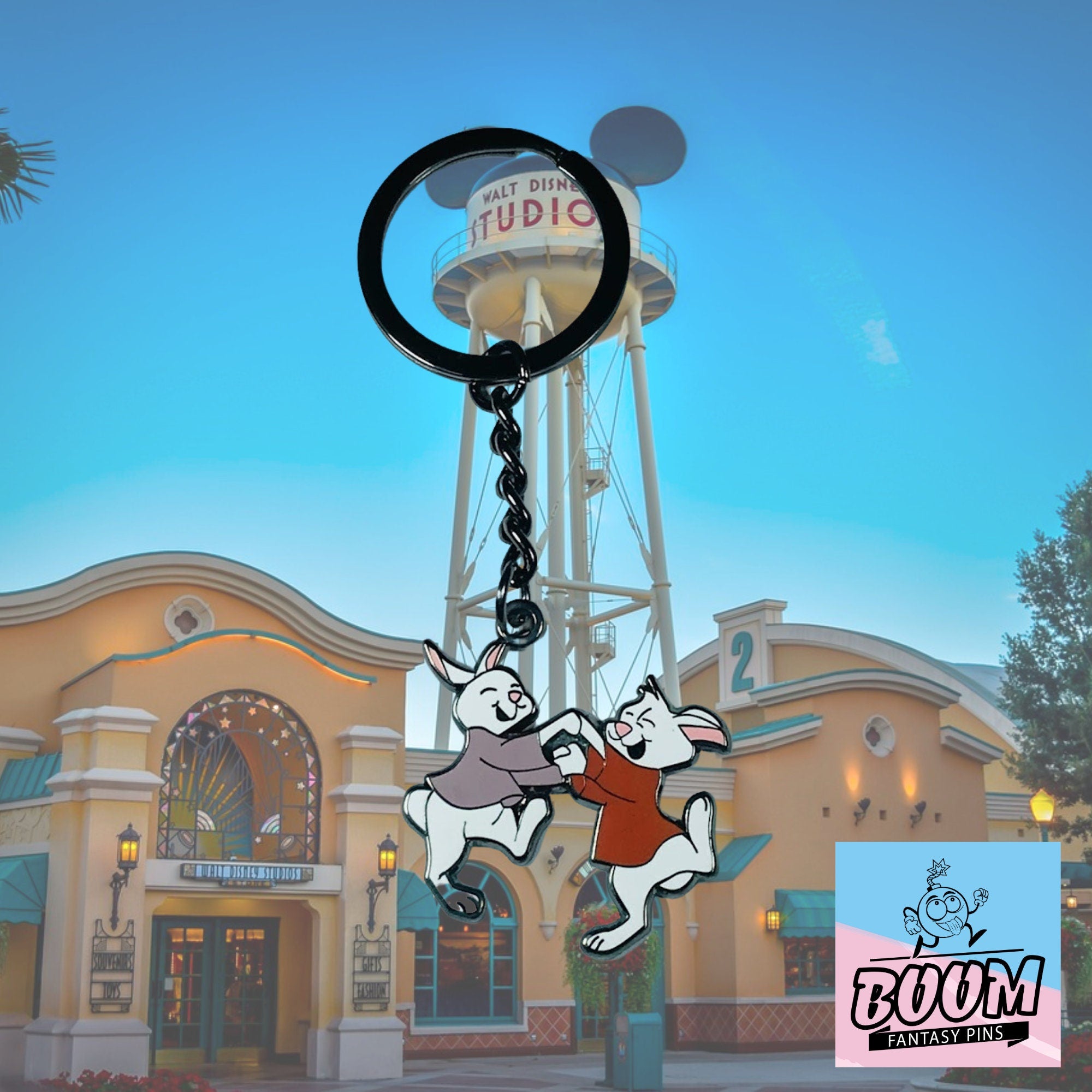 Porte-clés – Skippy et Sis Bunny de Robin des Bois – Disney Fantasy