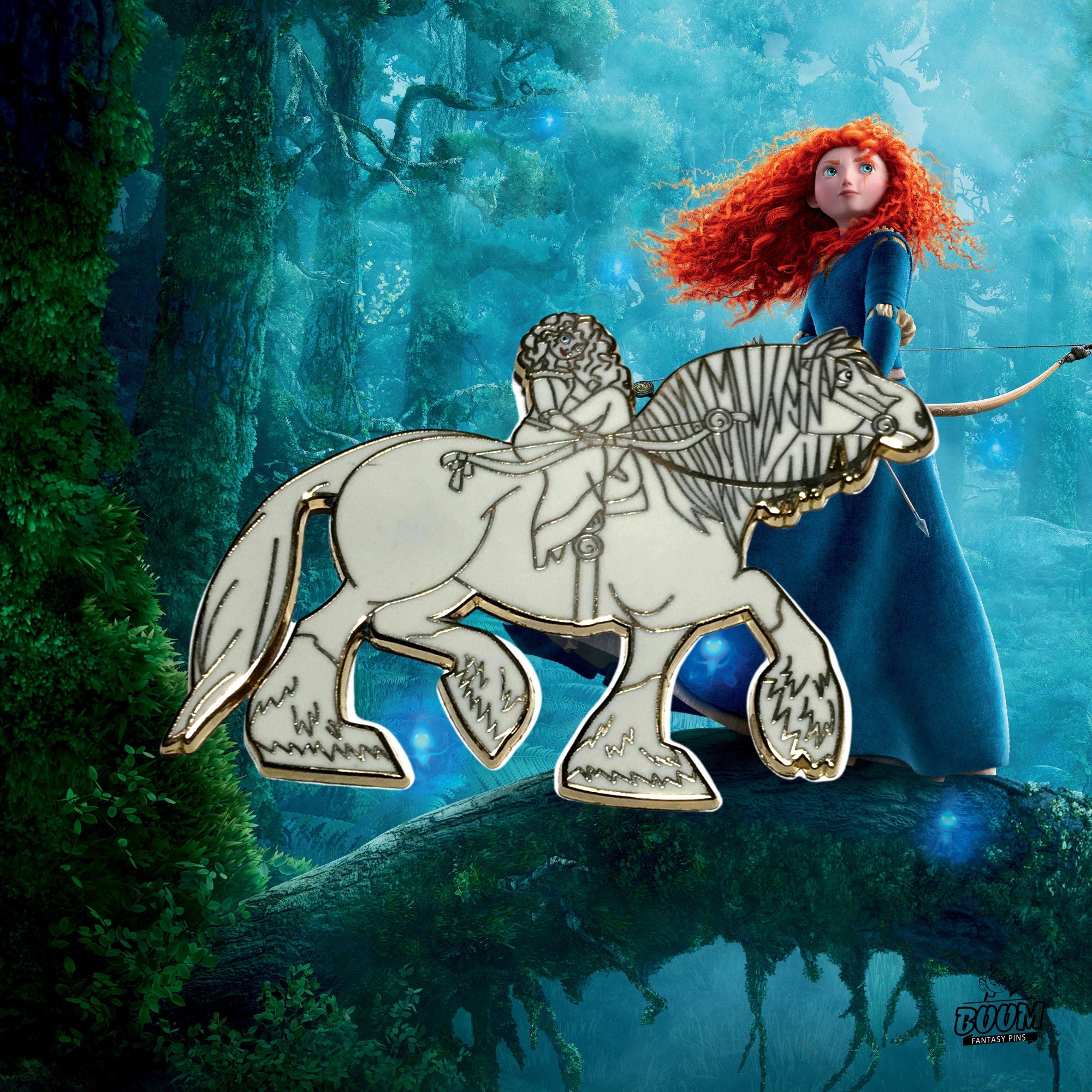 Pin – Princesa Mérida de Valiente – Disney Fantasy
