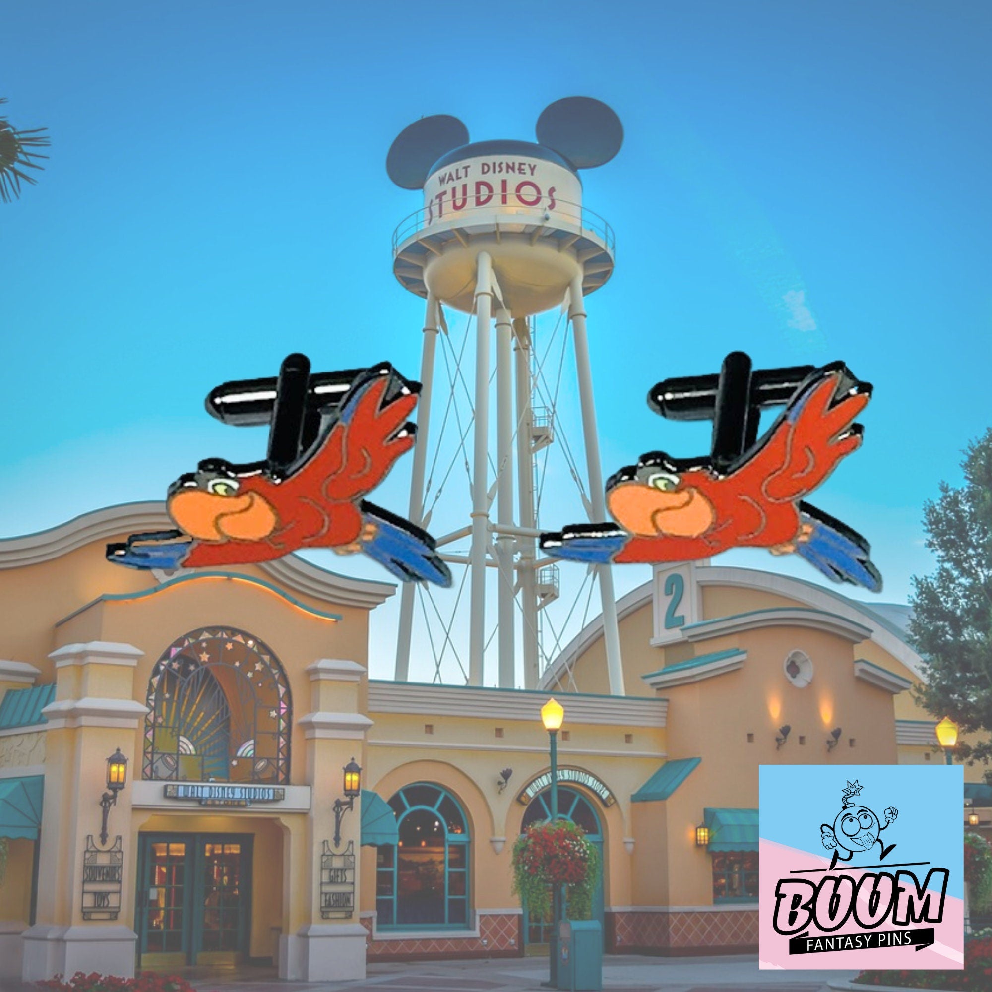 Boutons de manchette – Iago d'Aladdin – Disney Fantasy