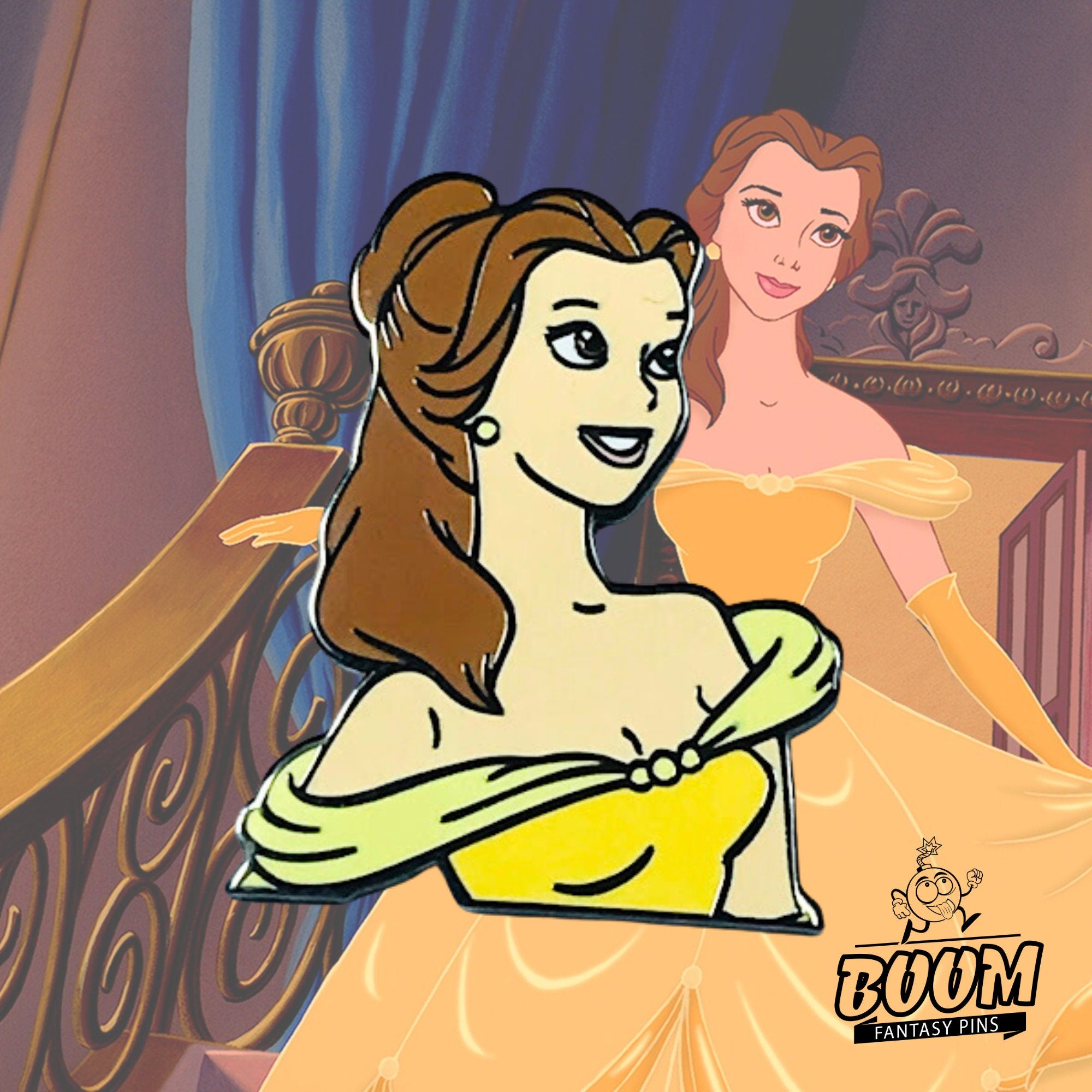 Pin – Princesa Bella de La Bella y la Bestia – Disney Fantasy