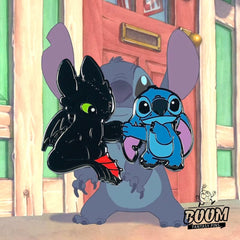 Épingle – Expérience 626 : Stitch de Lilo &amp; Stitch et Krokmou de Dragons – Disney Fantasy