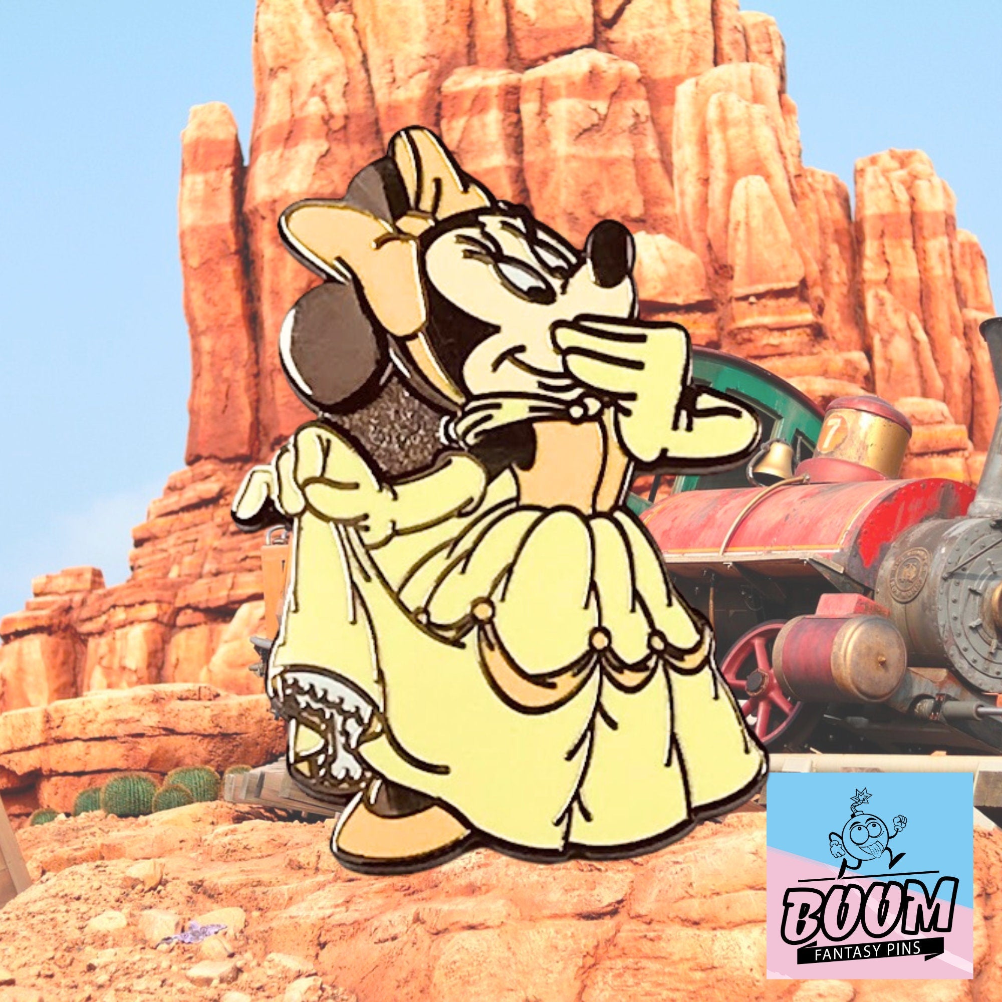 Pin – Minnie Mouse como Bella de La Bella y la Bestia – Disney Fantasy