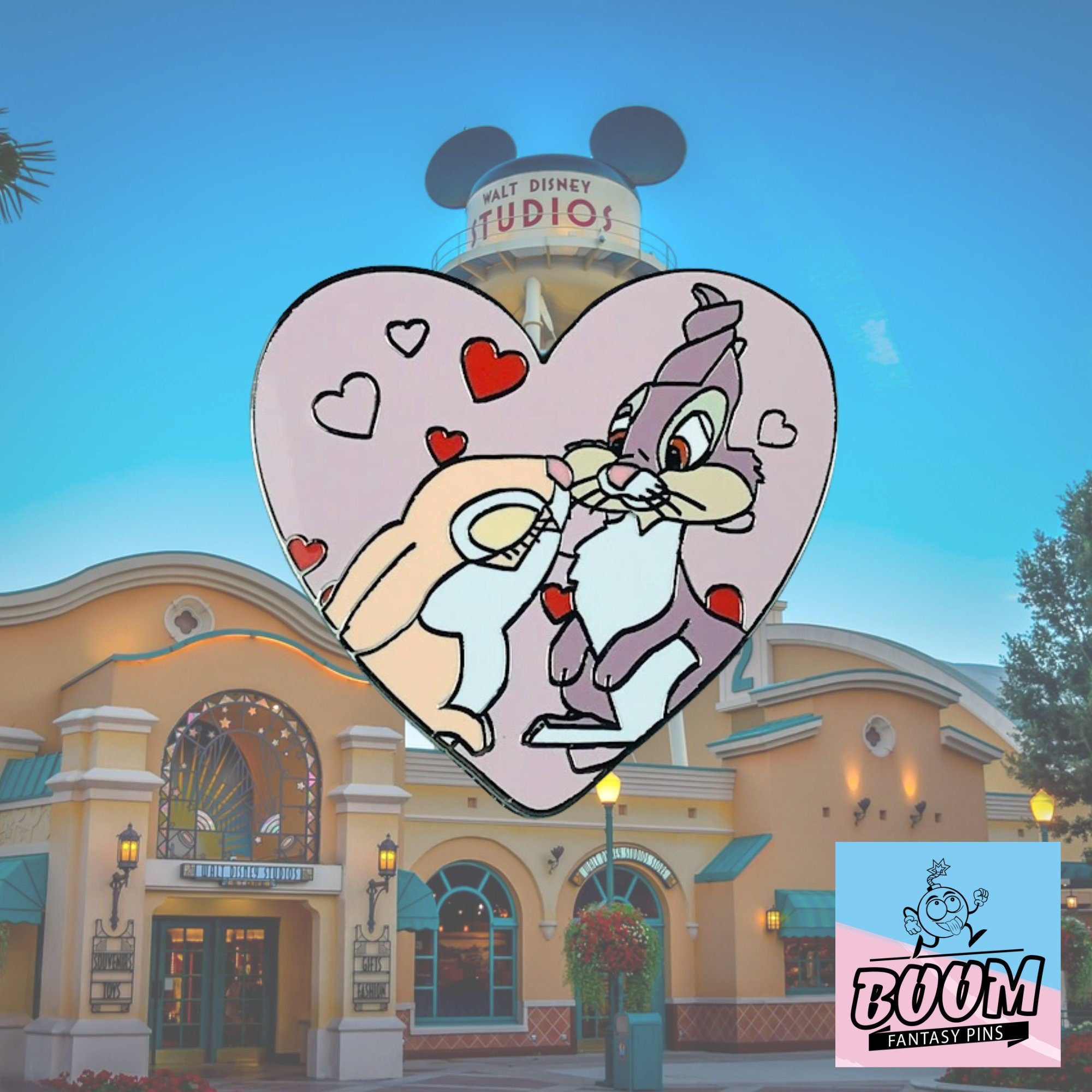 Pin's – Panpan et Miss Bunny de Bambi – Disney Fantasy