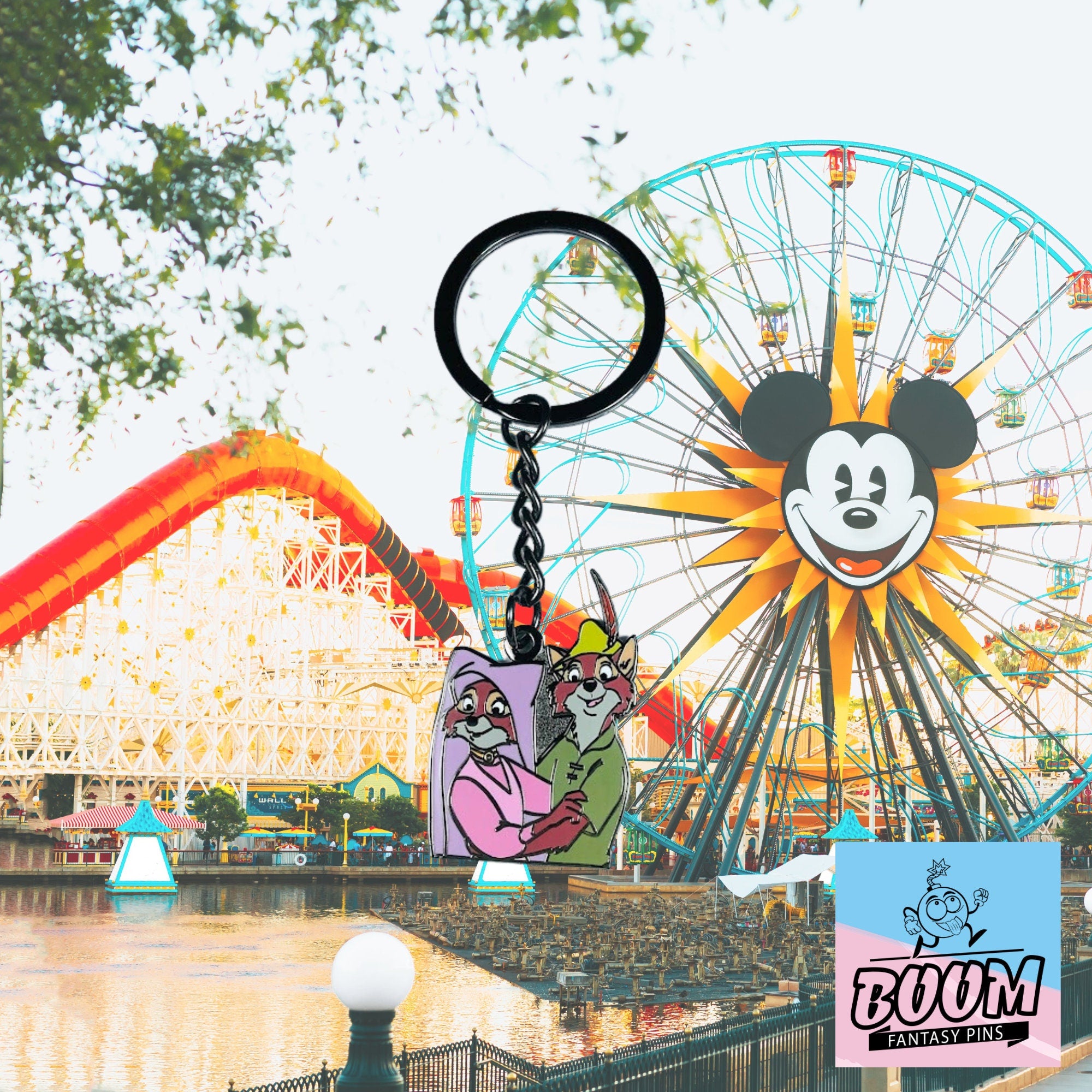 Llavero – Lady Marian y Robin Hood de Robin Hood – Disney Fantasy