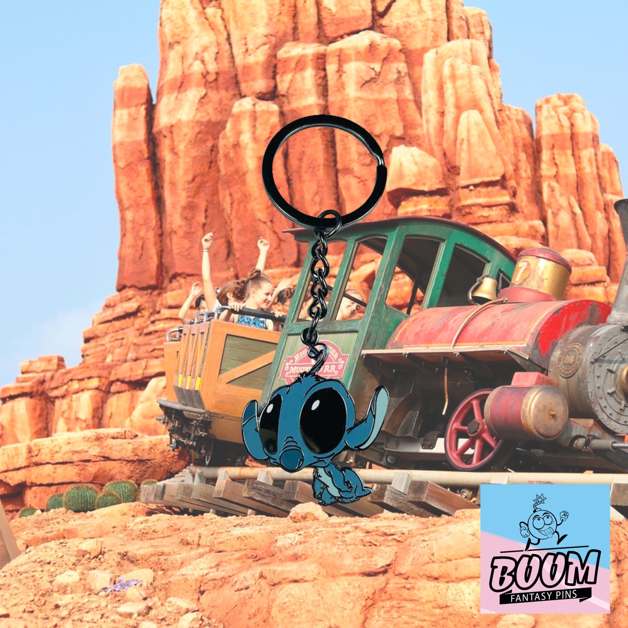 Llavero – Experimento Swirly 383 de Lilo y Stitch – Disney Fantasy