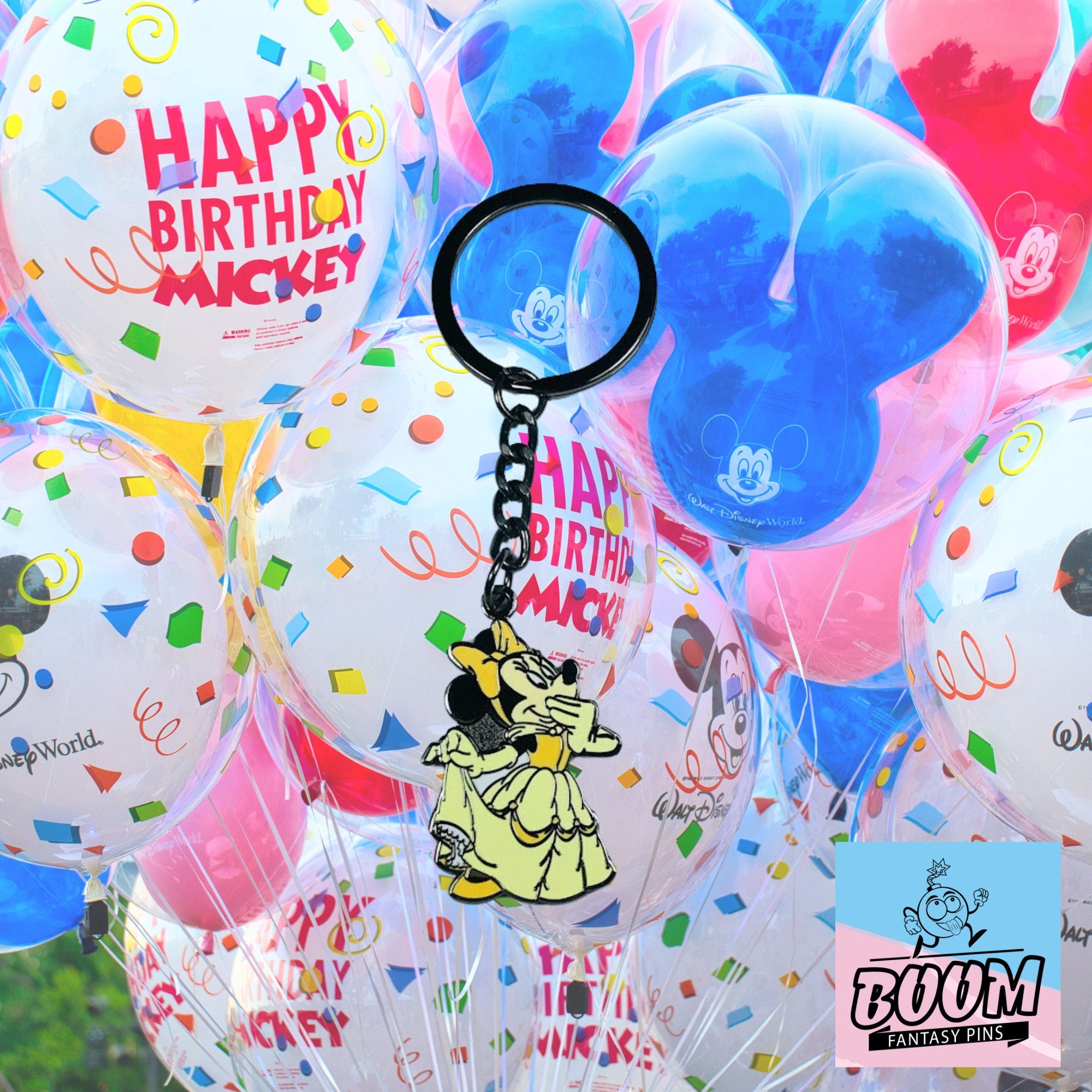 Porte-clés – Minnie Mouse en Belle de La Belle et la Bête – Disney Fantasy