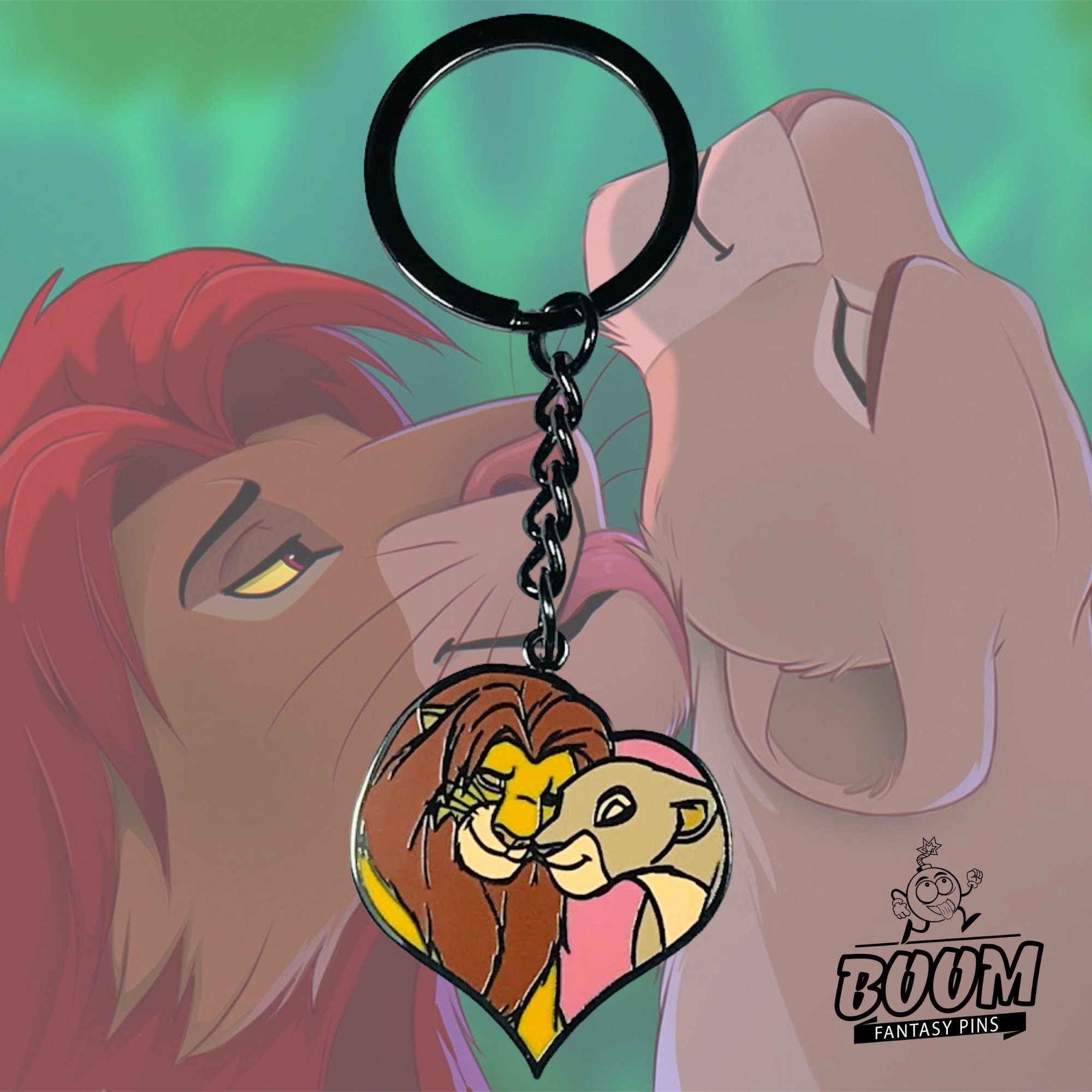 Llavero – Simba y Nala de El Rey León – Disney Fantasy