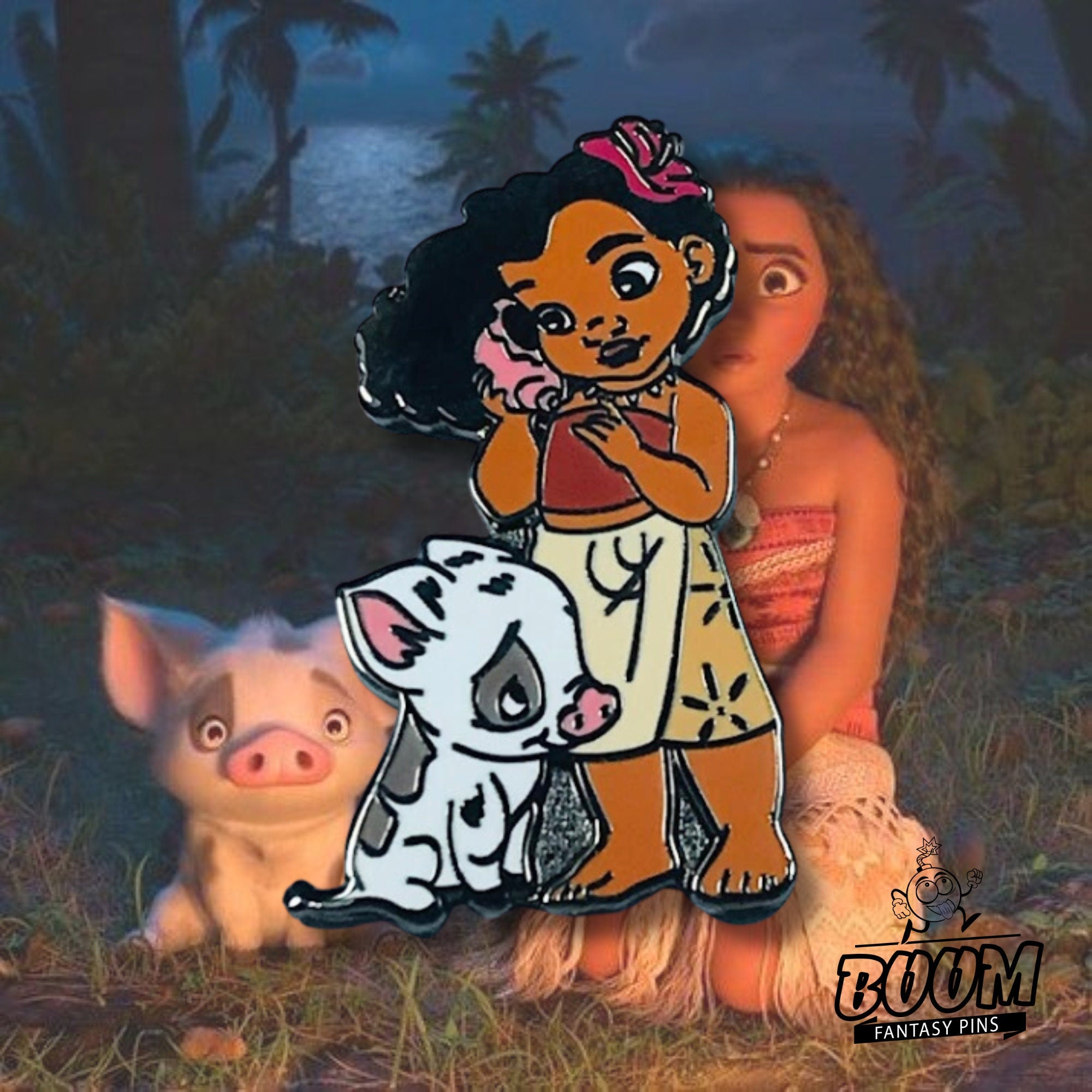 Pin – Moana as Kid and Pua from Moana – Disney Fantasy