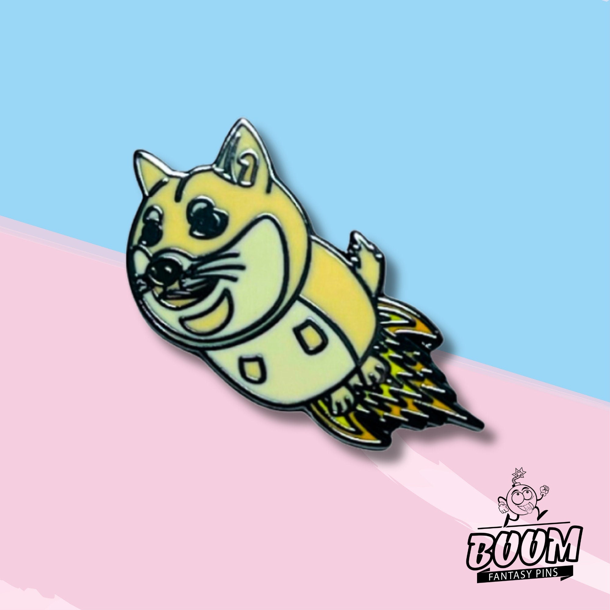 Pin's – Shiba Inu de Dogecoin – Objet de collection en cryptomonnaie