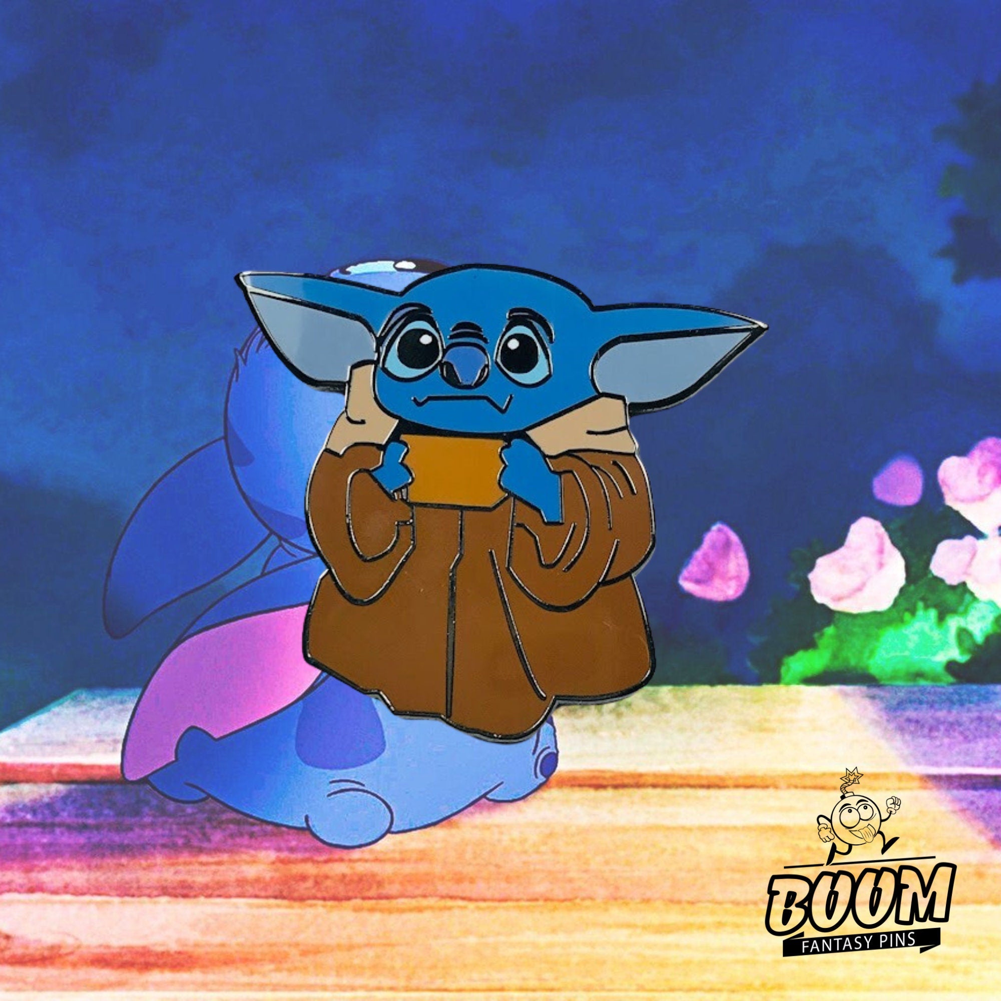 Pin – Stitch como Baby Yoda de Lilo &amp; Stitch – Disney Fantasy