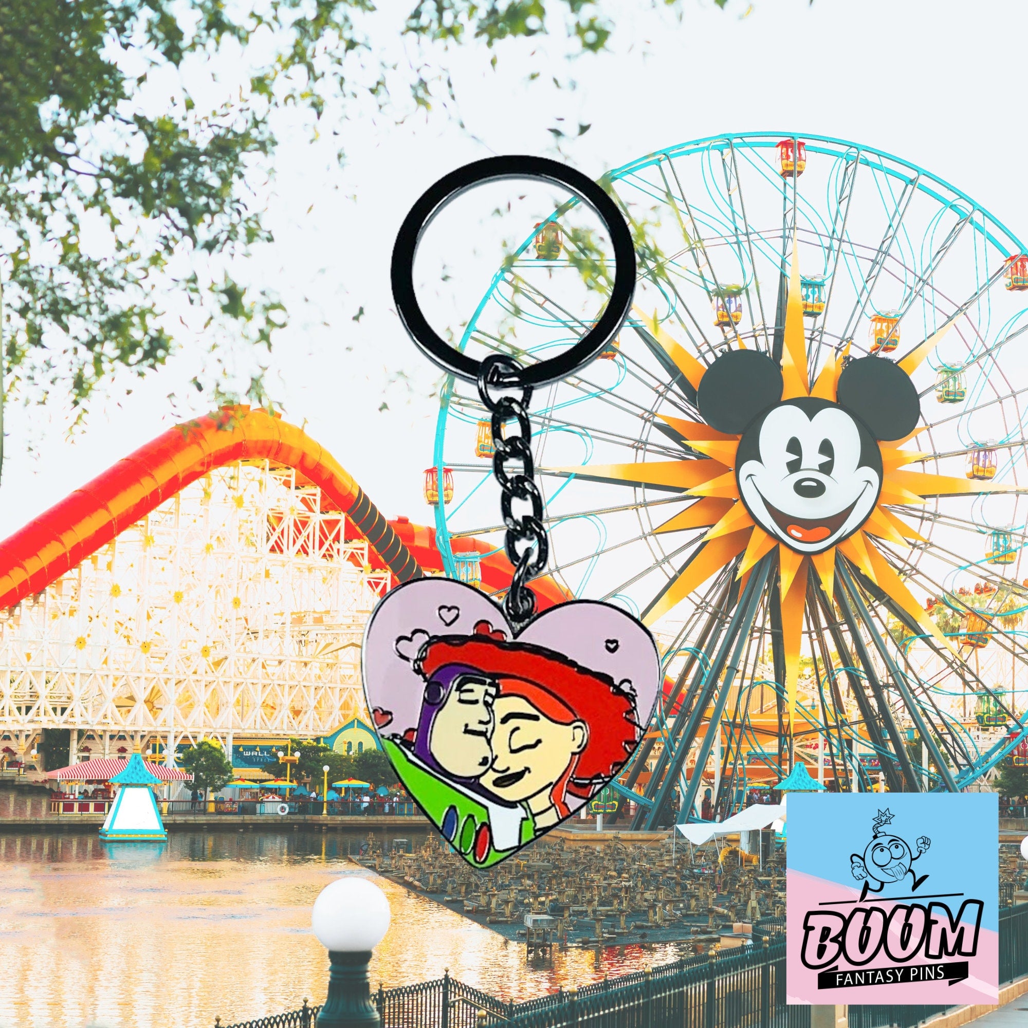 Porte-clés – Buzz l'Éclair et Jessie de Toy Story – Disney Fantasy