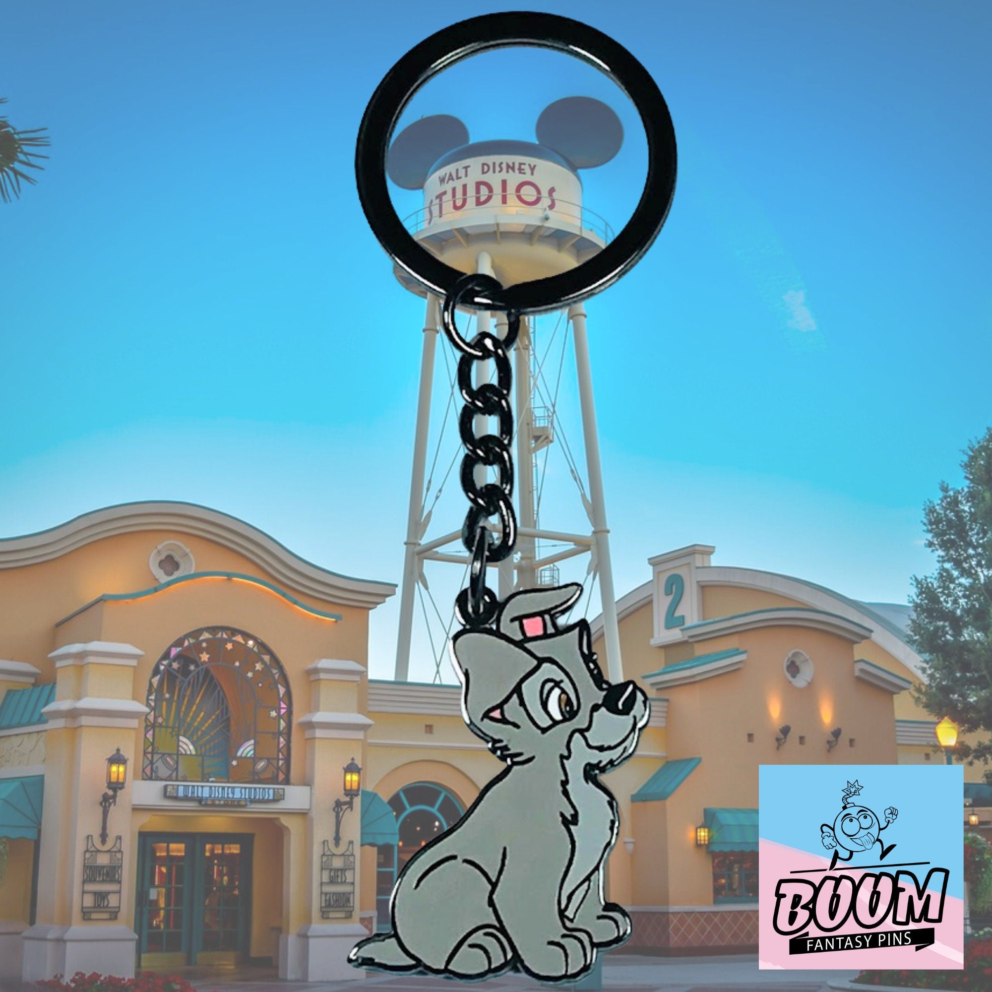 Llavero – Scamp de La Dama y el Vagabundo – Disney Fantasy