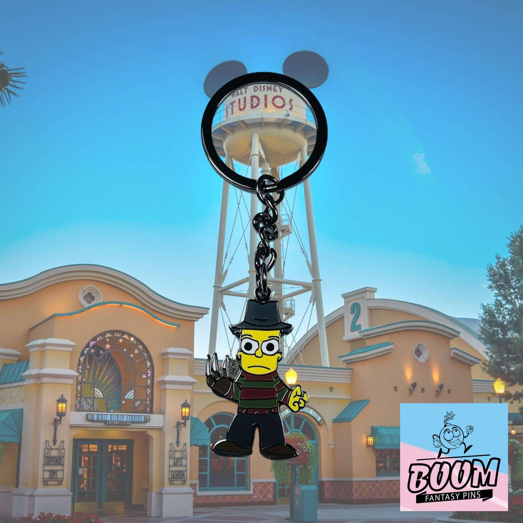 Llavero – Bart Simpson de Los Simpson – Disney Fantasy