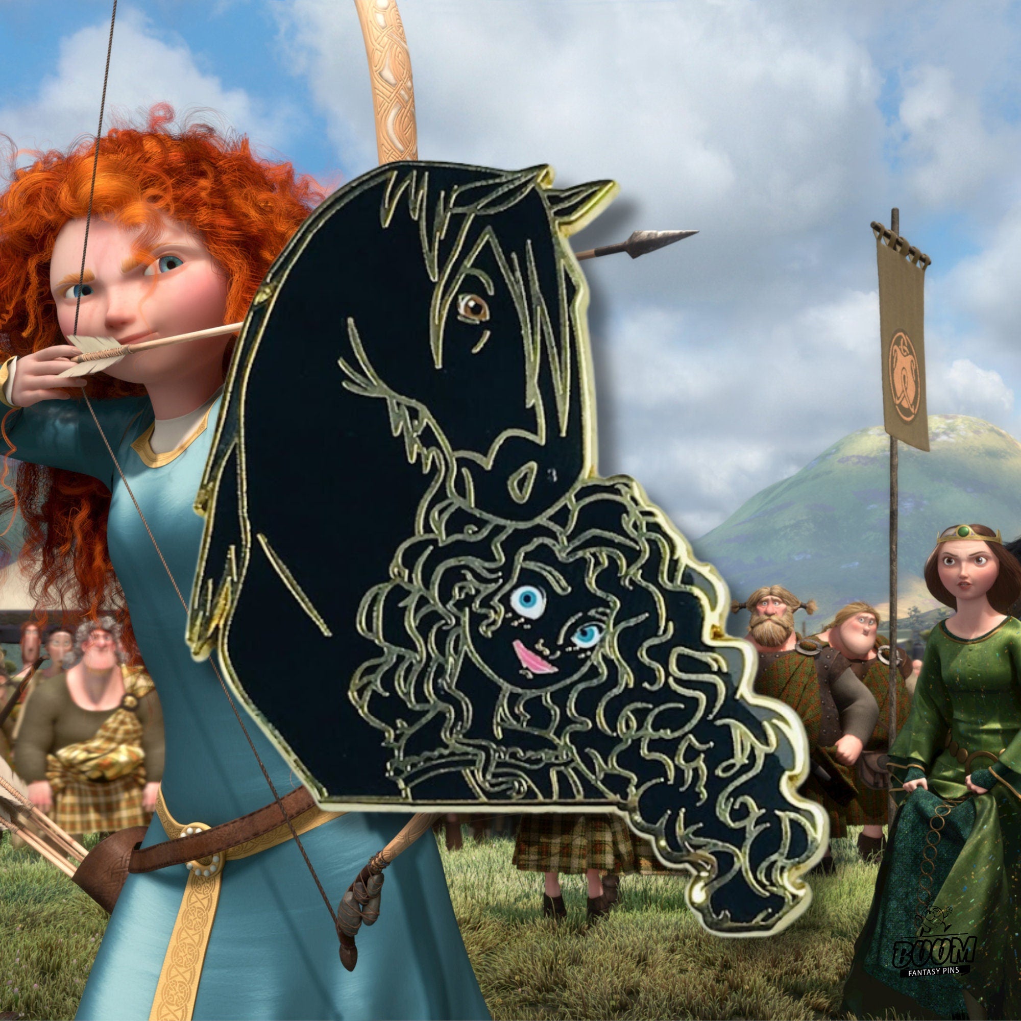 Pin – Princesa Mérida de Valiente – Disney Fantasy