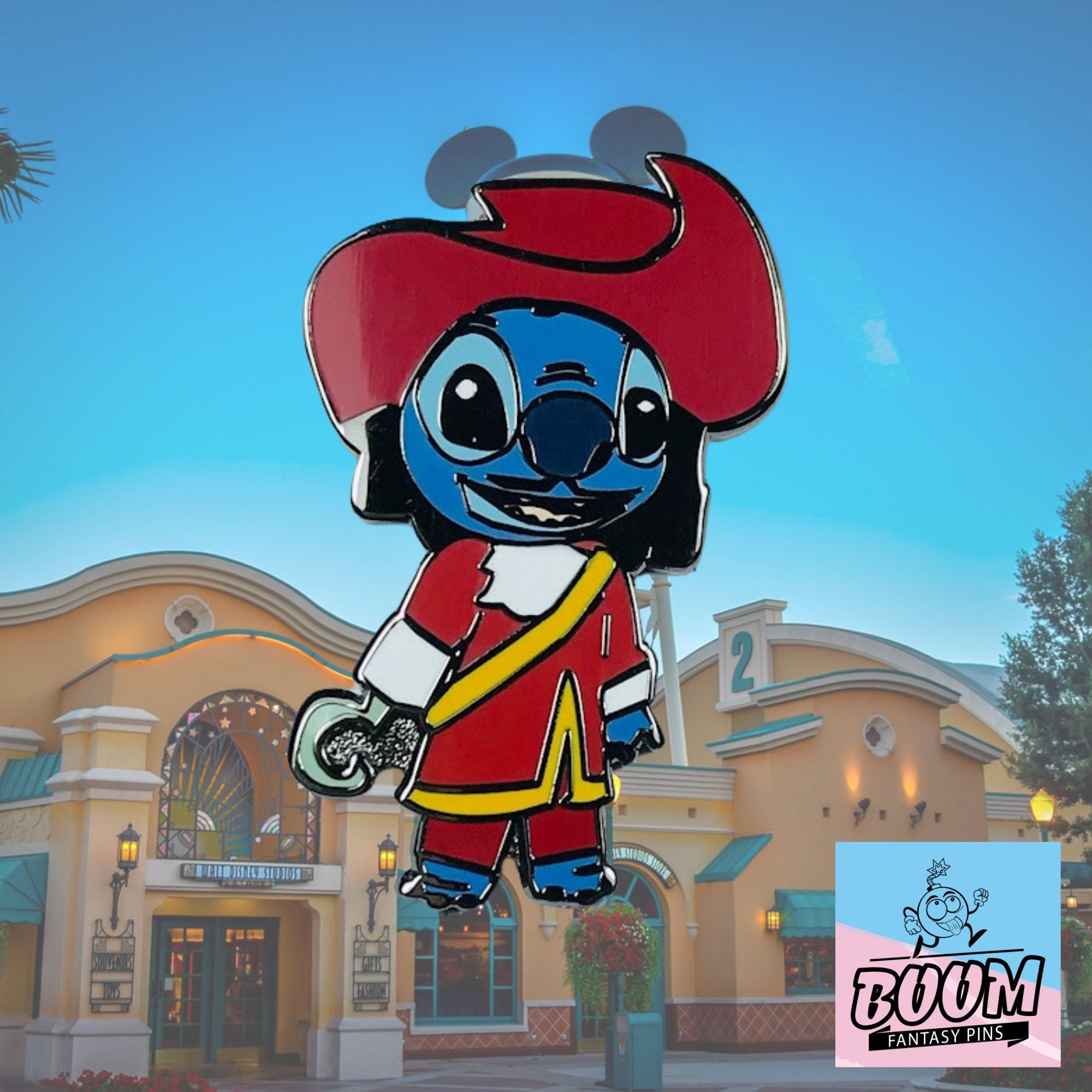 Pin – Stitch como el Capitán Garfio de Lilo y Stitch – Disney Fantasy