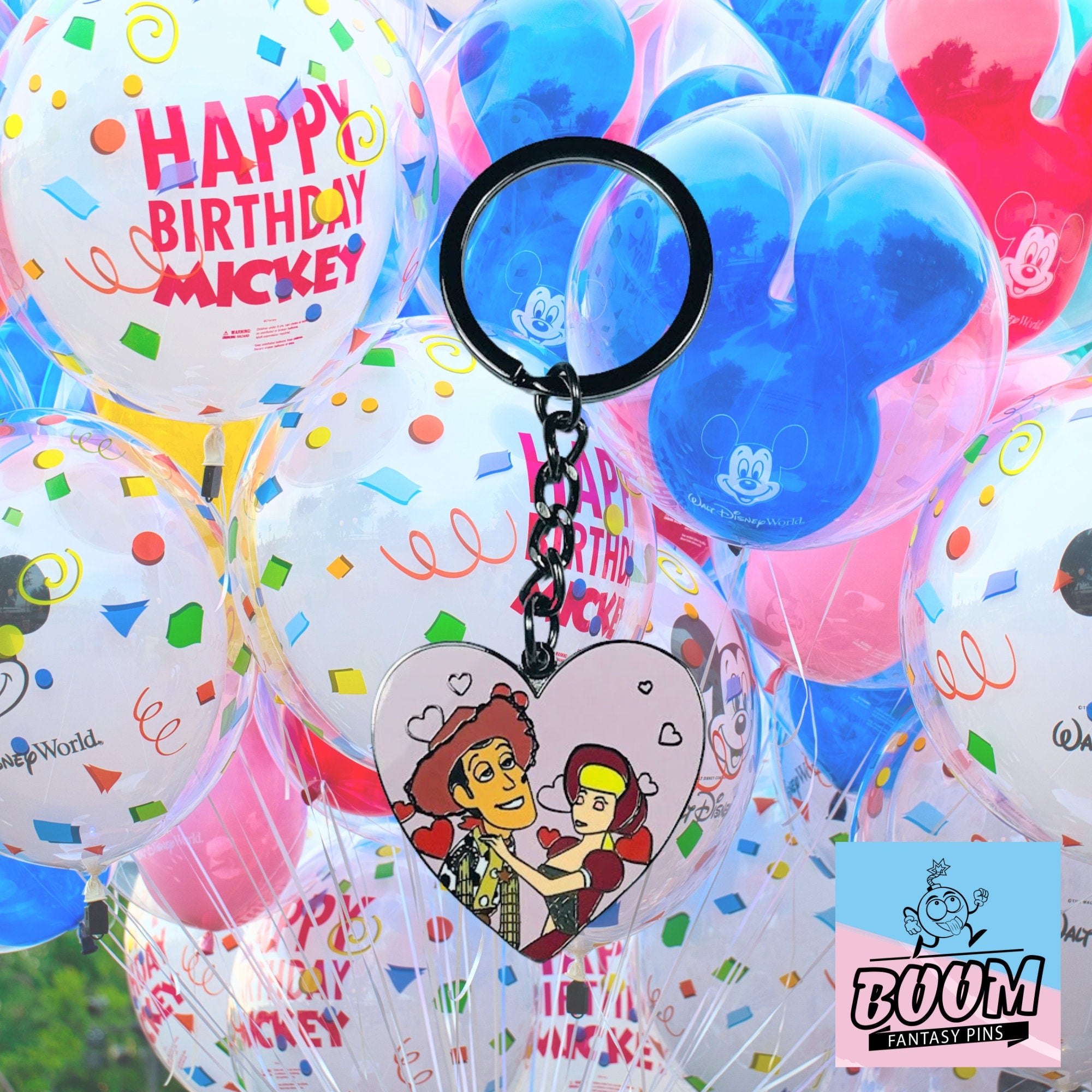 Llavero – Woody y Bo Peep de Toy Story – Disney Fantasy