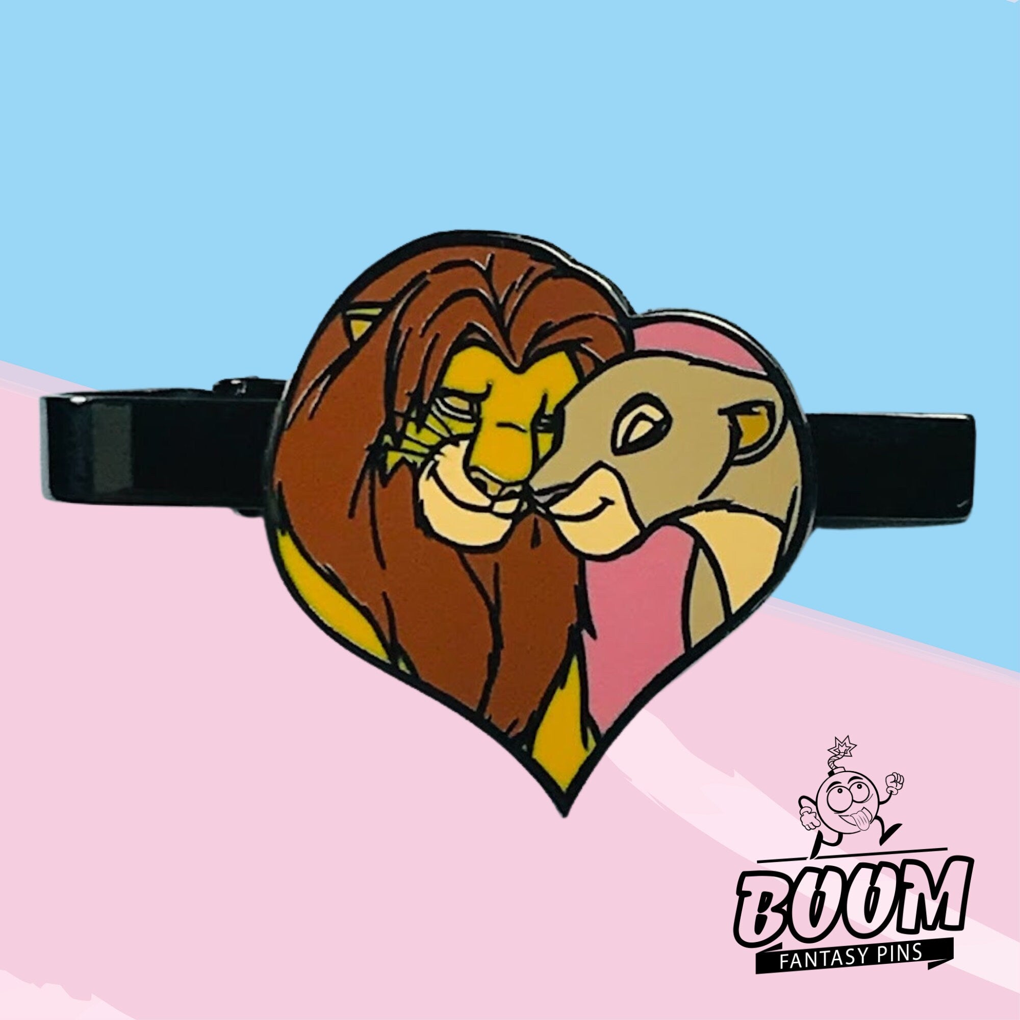 Pinza de corbata – Simba y Nala de El Rey León – Disney Fantasy