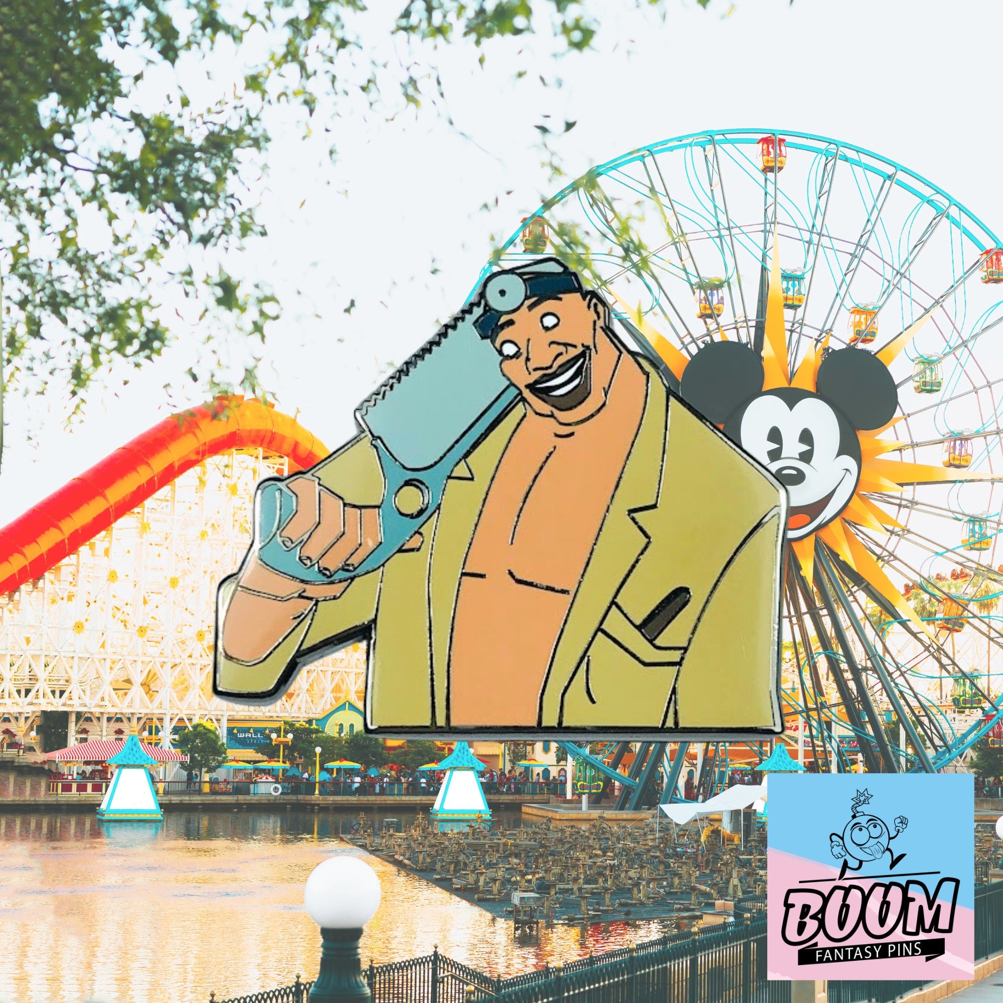 Pin del Dr. Joshua Sweet de Atlantis: El Imperio Perdido – Disney Fantasy