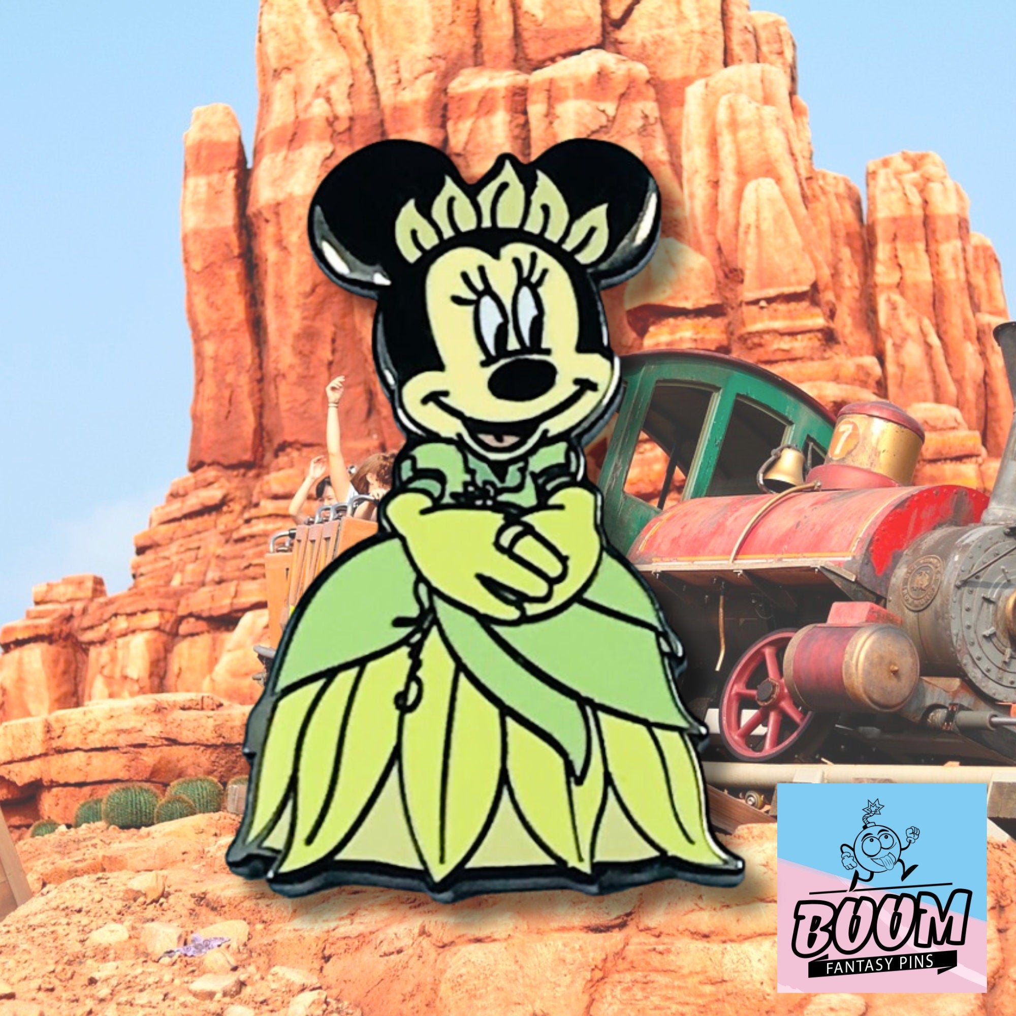 Pin – Minnie Mouse como Tiana de La Princesa y el Sapo – Disney Fantasy