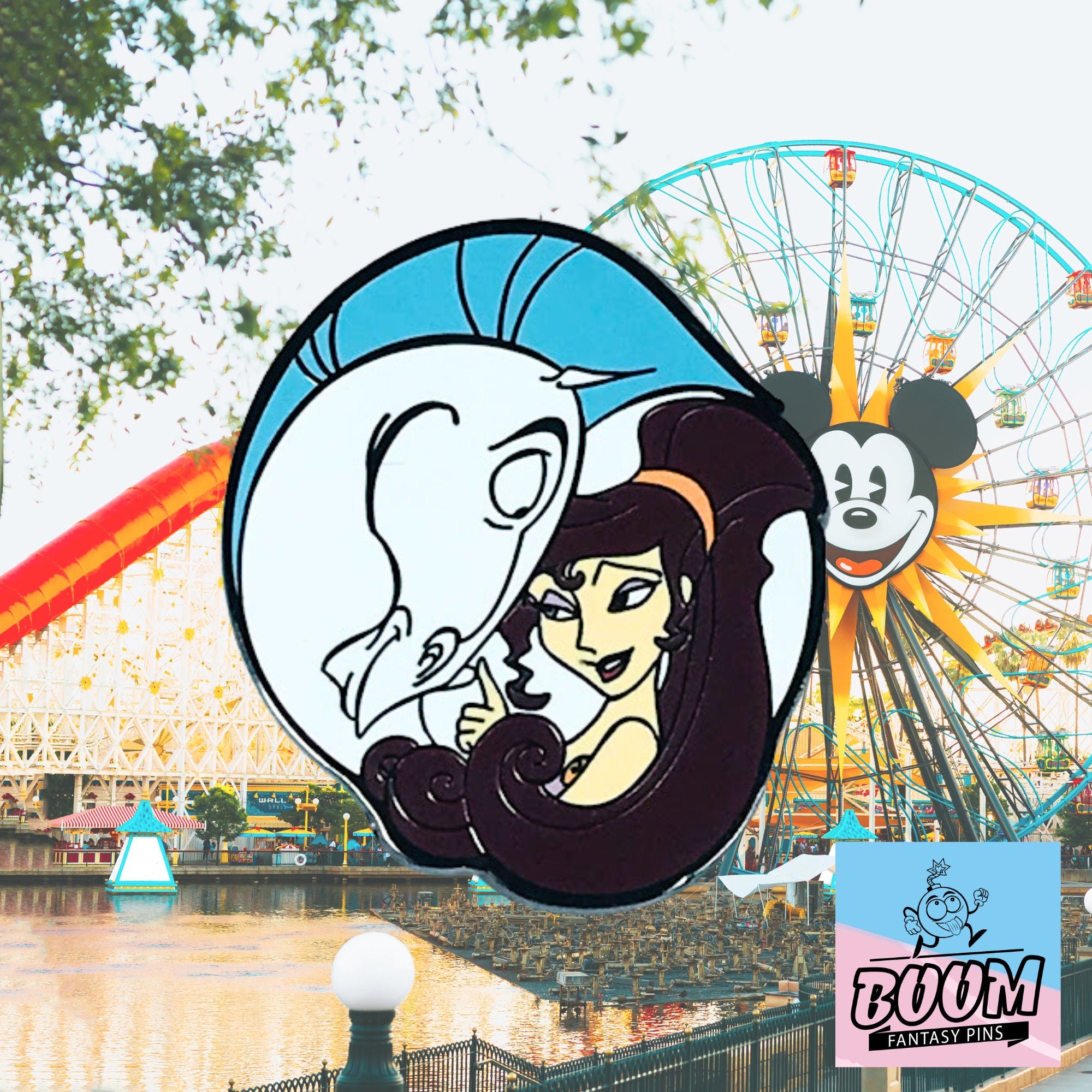 Pin's – Mégara et Pégase d'Hercule – Disney Fantasy