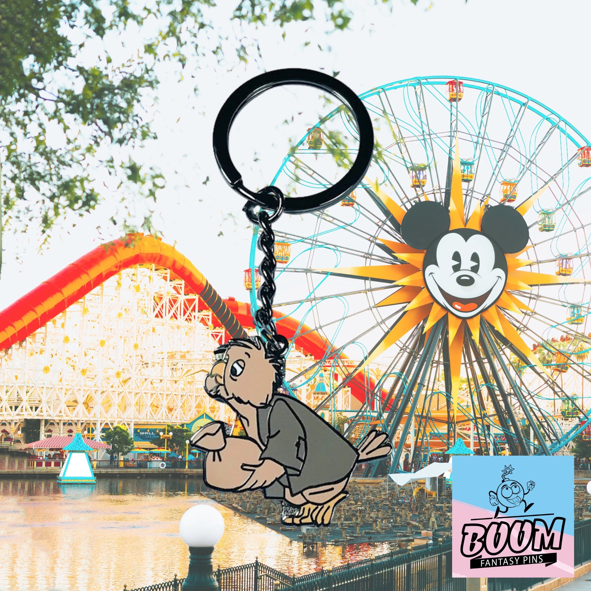 Llavero – Pájaro con bolsa de Robin Hood – Disney Fantasy