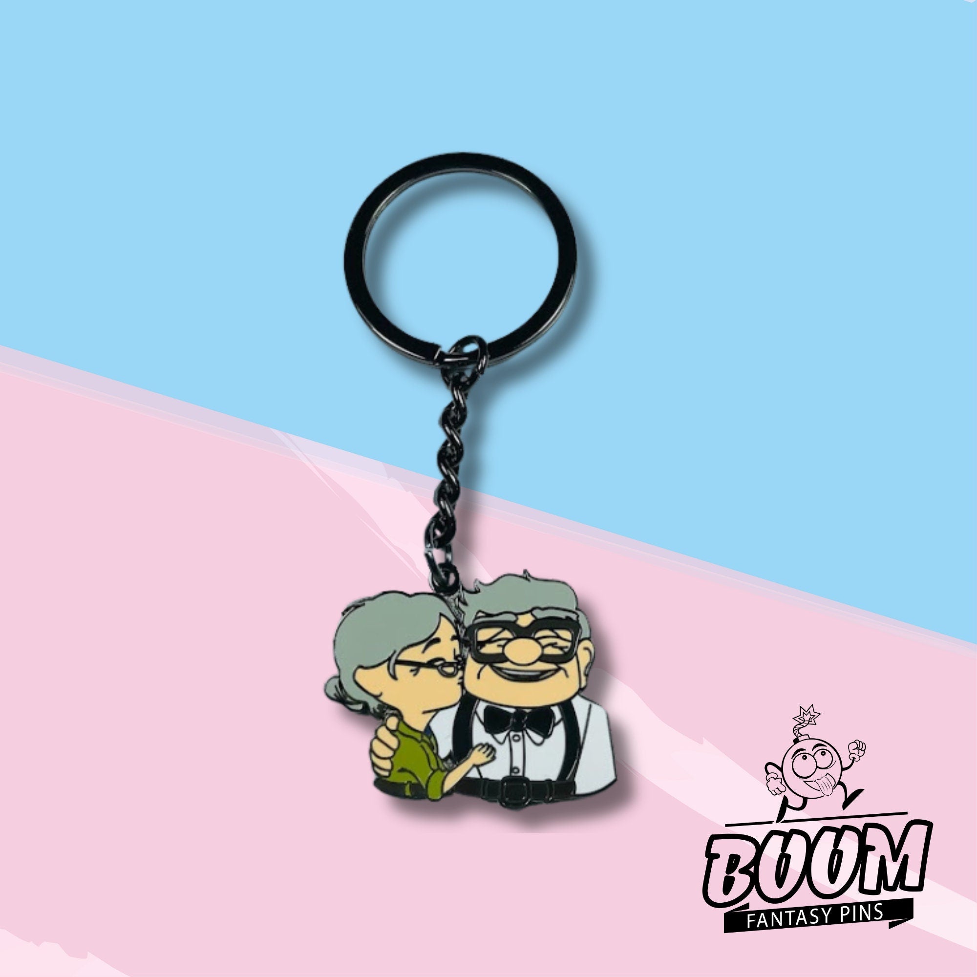 Llavero – Carl Fredricksen y Ellie Fredricksen de Up – Disney Fantasy