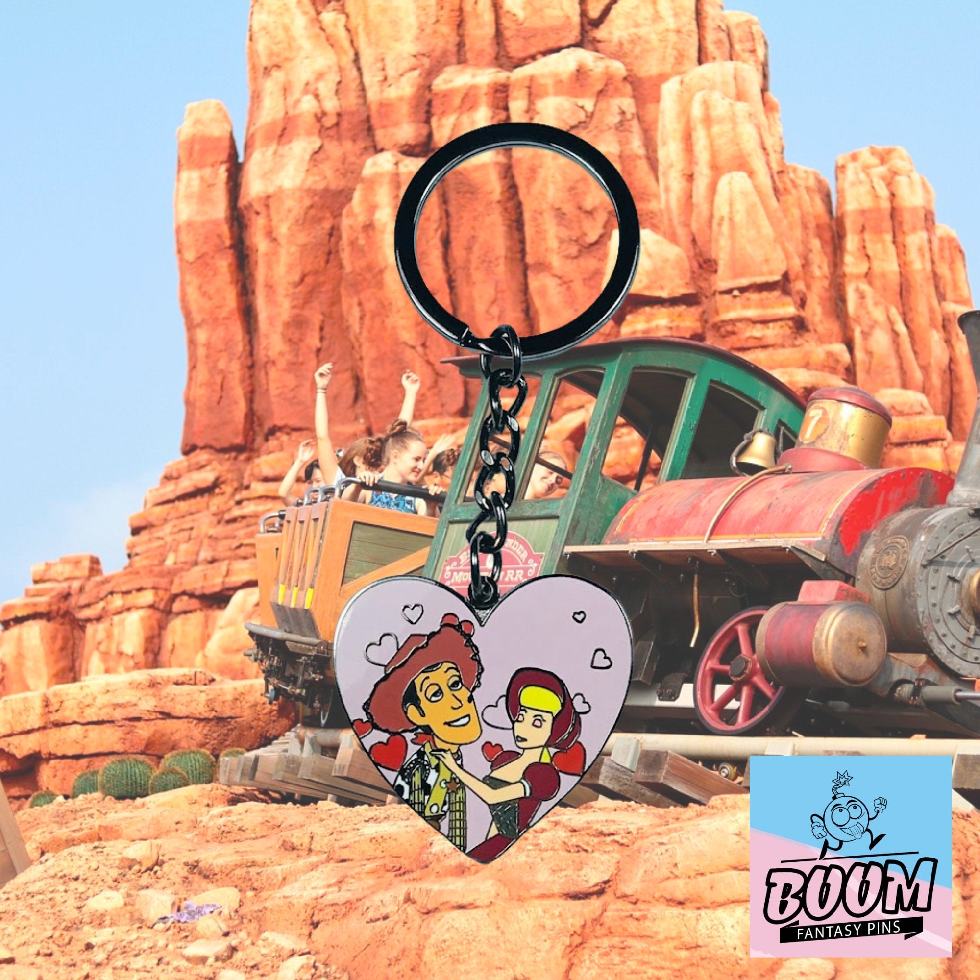 Llavero – Woody y Bo Peep de Toy Story – Disney Fantasy