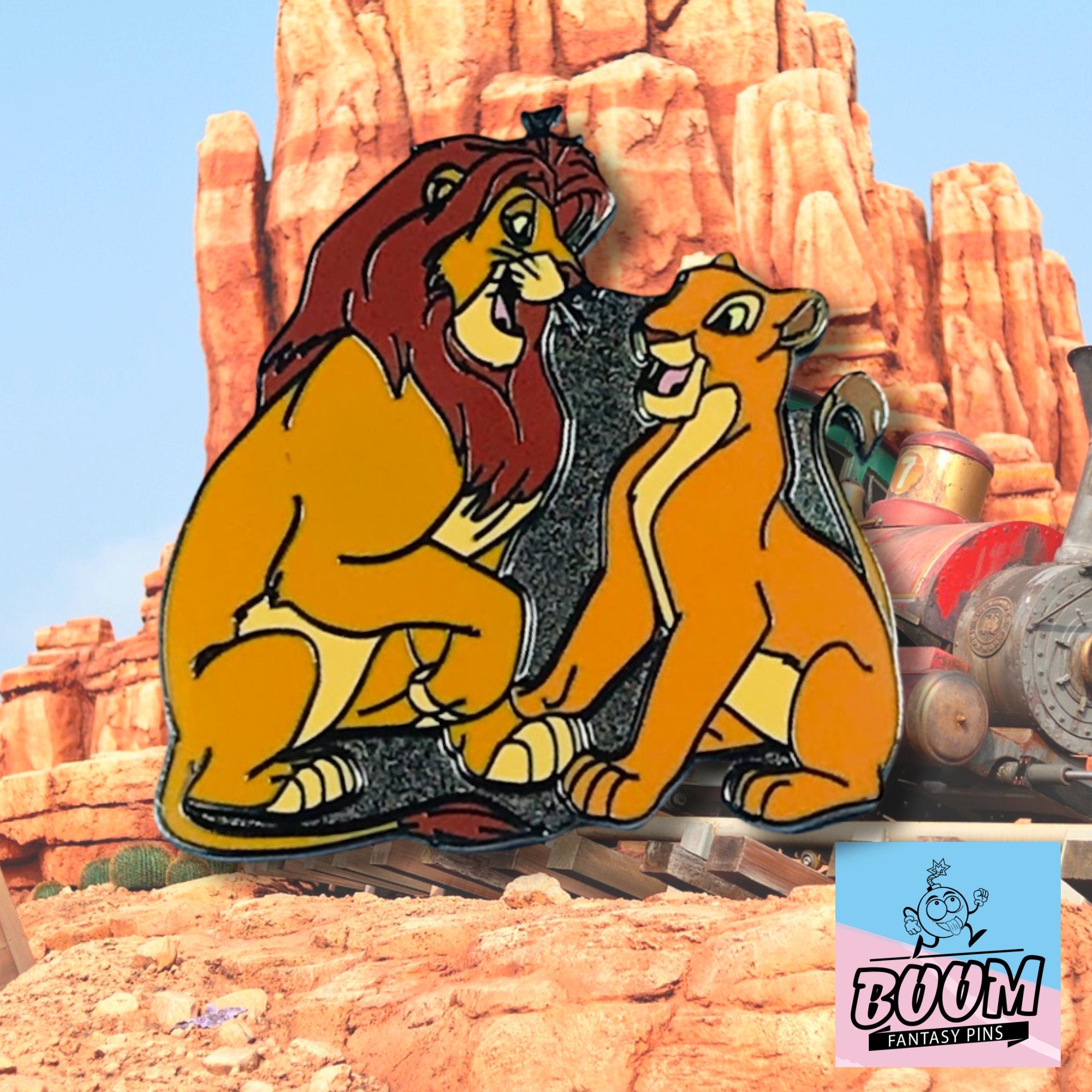 Pin – Simba y Nala de El Rey León – Disney Fantasy