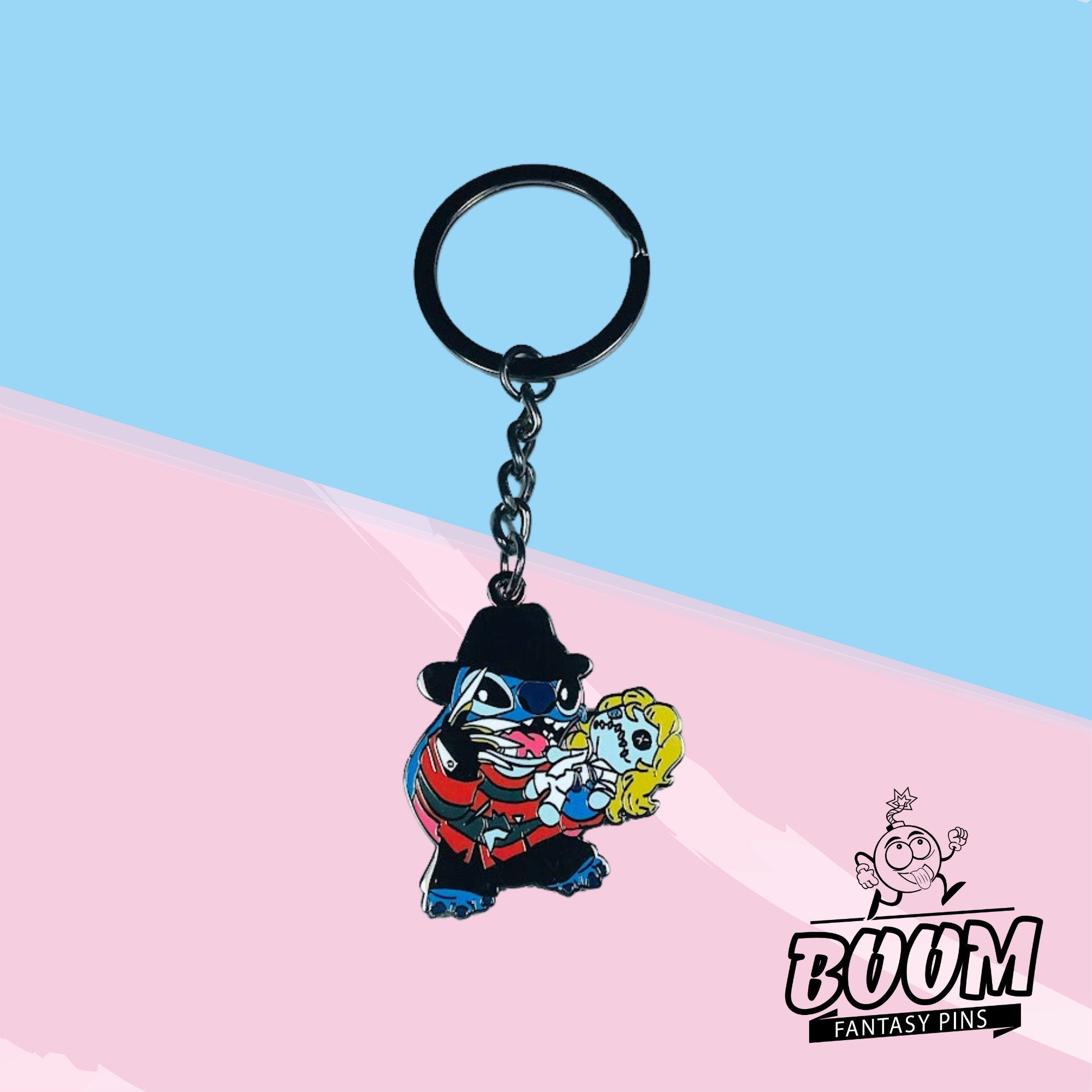 Llavero de Freddy Krueger de Pesadilla en Elm Street, franquicia de terror