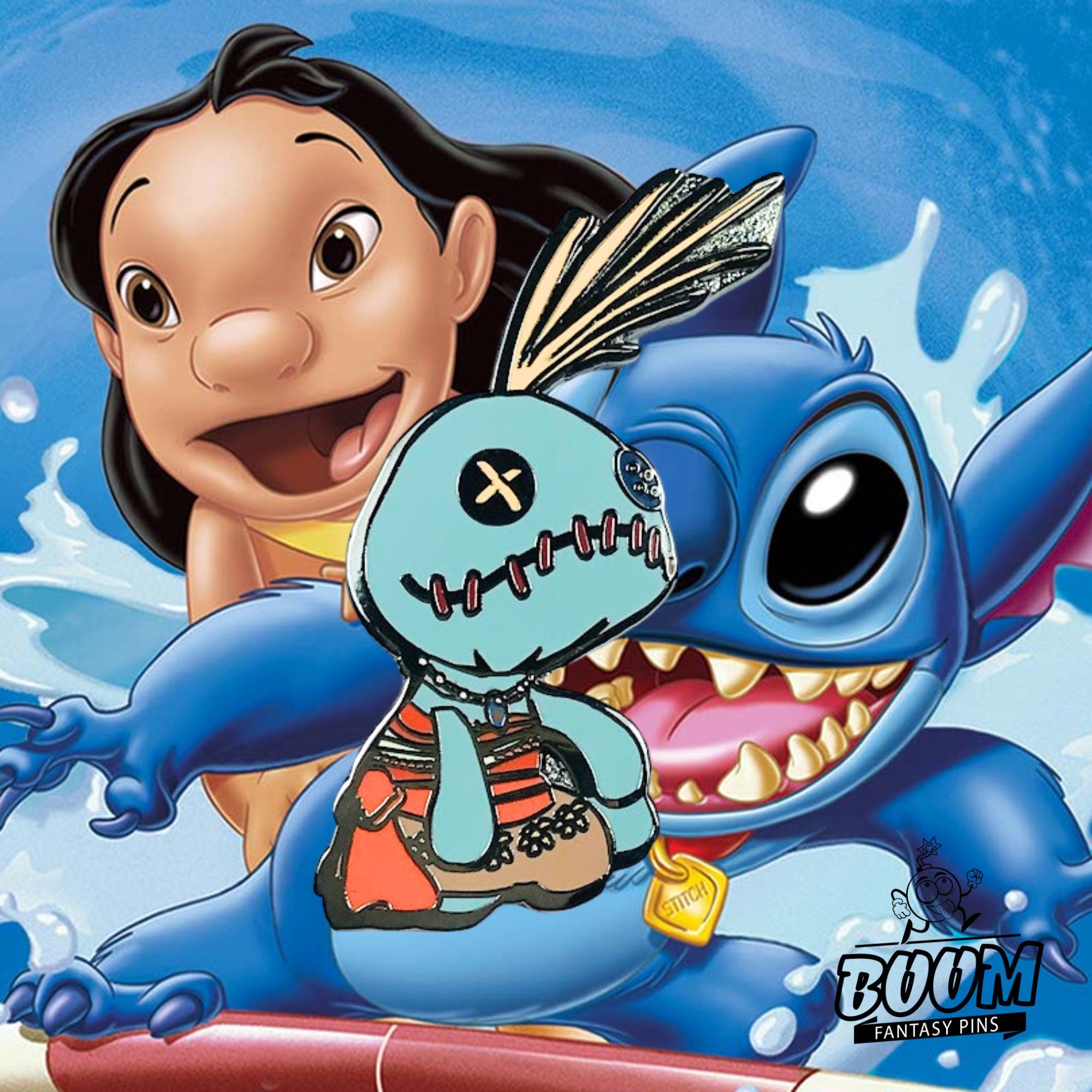 Pin – Trapos de Lilo y Stitch – Disney Fantasy