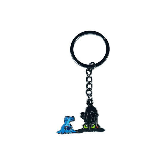 Keychain – Experiment 626 Stitch and Toothless from Lilo & Stitch – Disney Fantasy