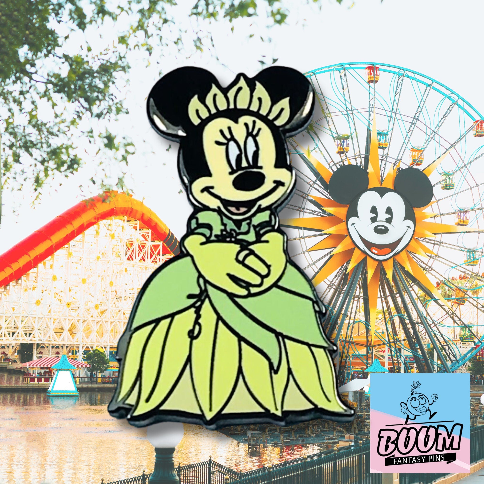 Pin – Minnie Mouse como Tiana de La Princesa y el Sapo – Disney Fantasy