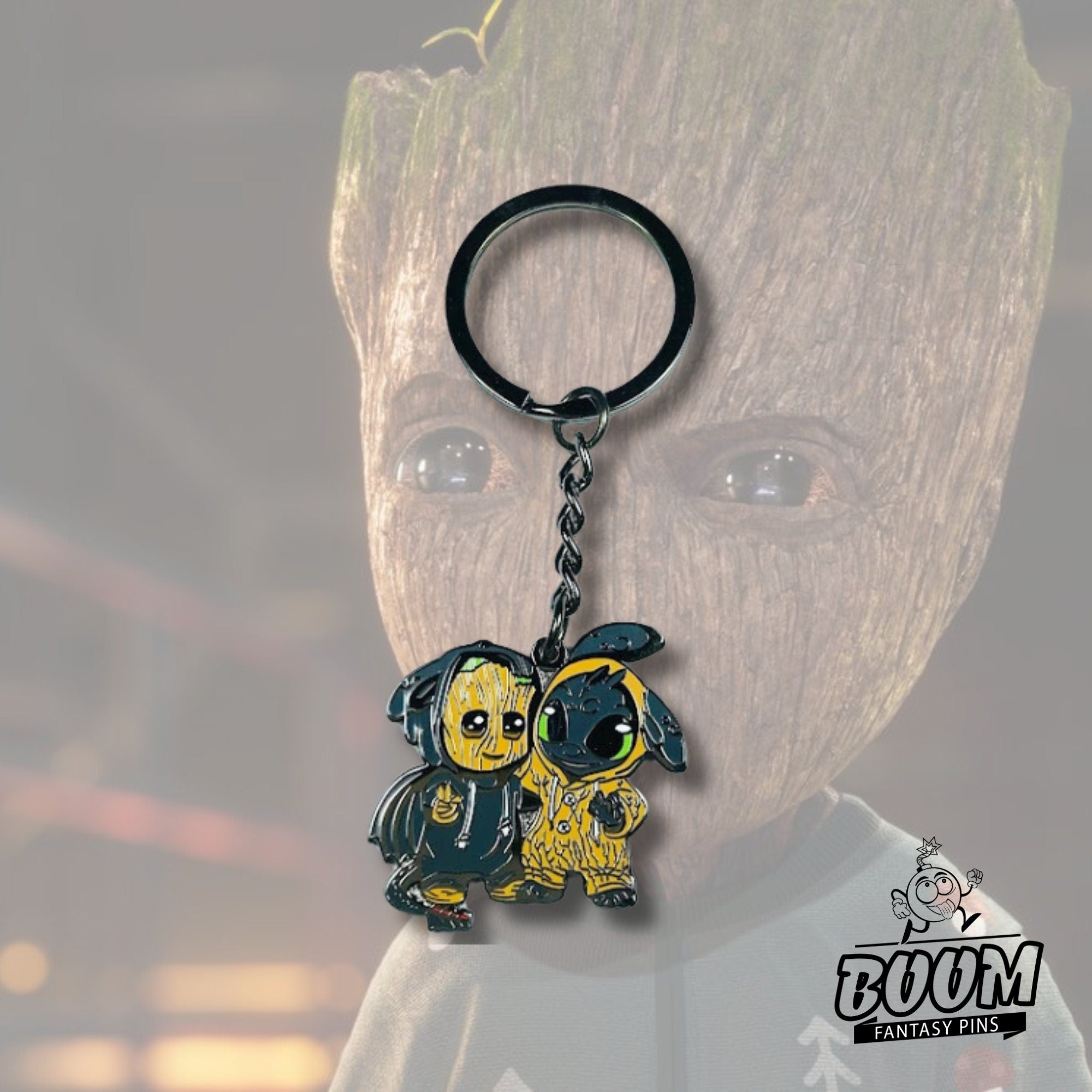 Llavero: Desdentao de Cómo entrenar a tu dragón y Groot de Guardianes de la Galaxia – Disney Fantasy