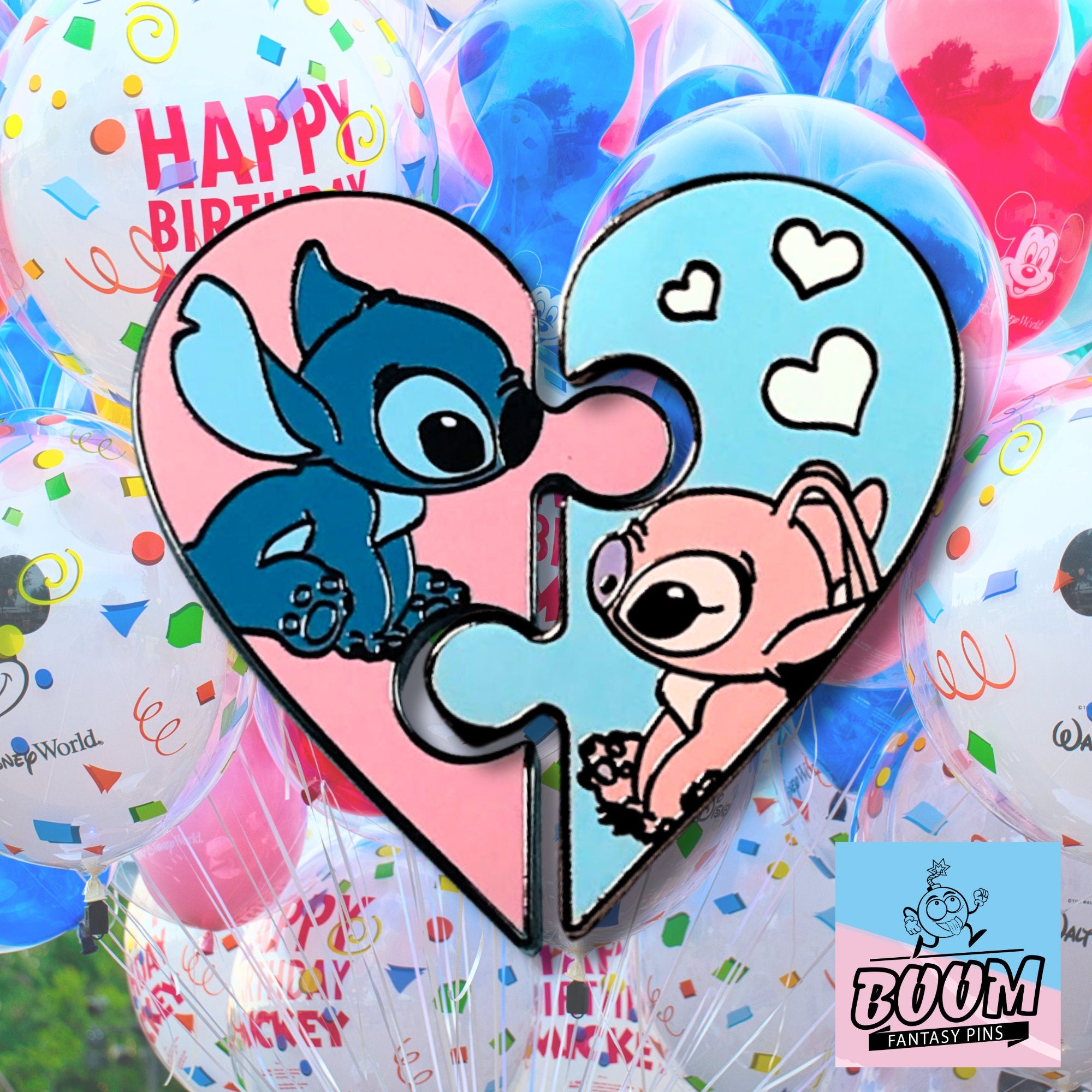 Pin – Stitch y Ángel de Lilo y Stitch – Disney Fantasy