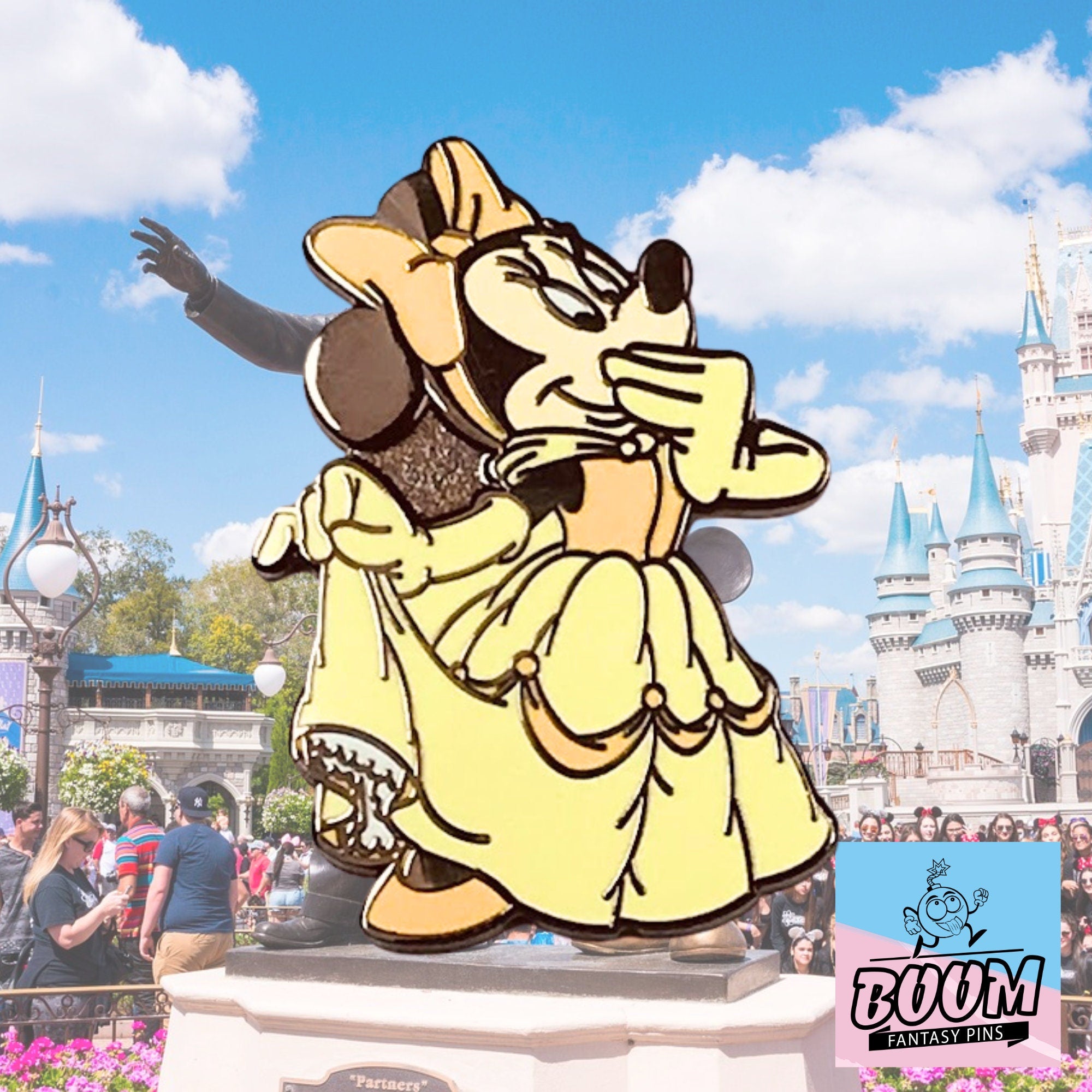 Pin – Minnie Mouse como Bella de La Bella y la Bestia – Disney Fantasy