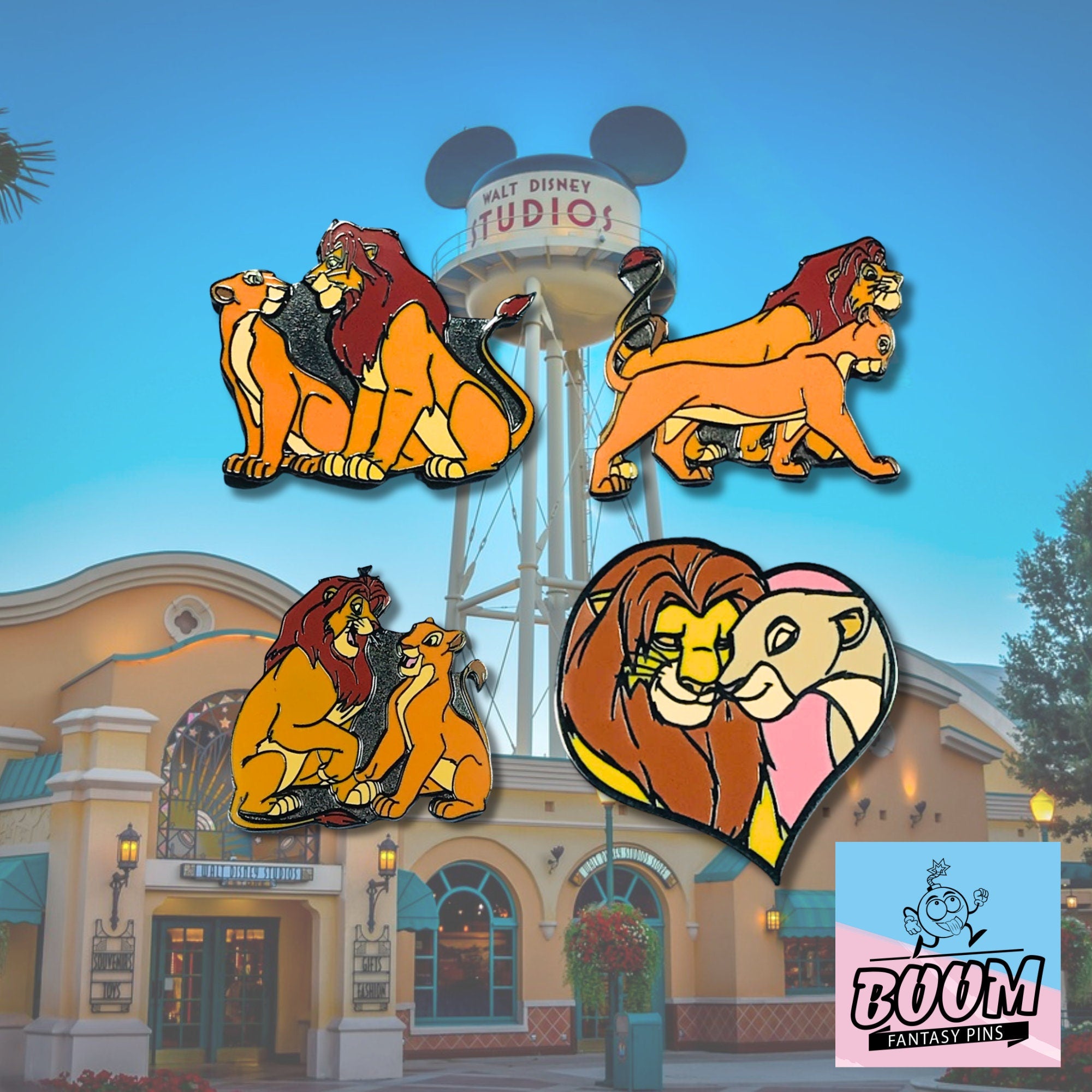 Pin – Simba y Nala de El Rey León – Disney Fantasy