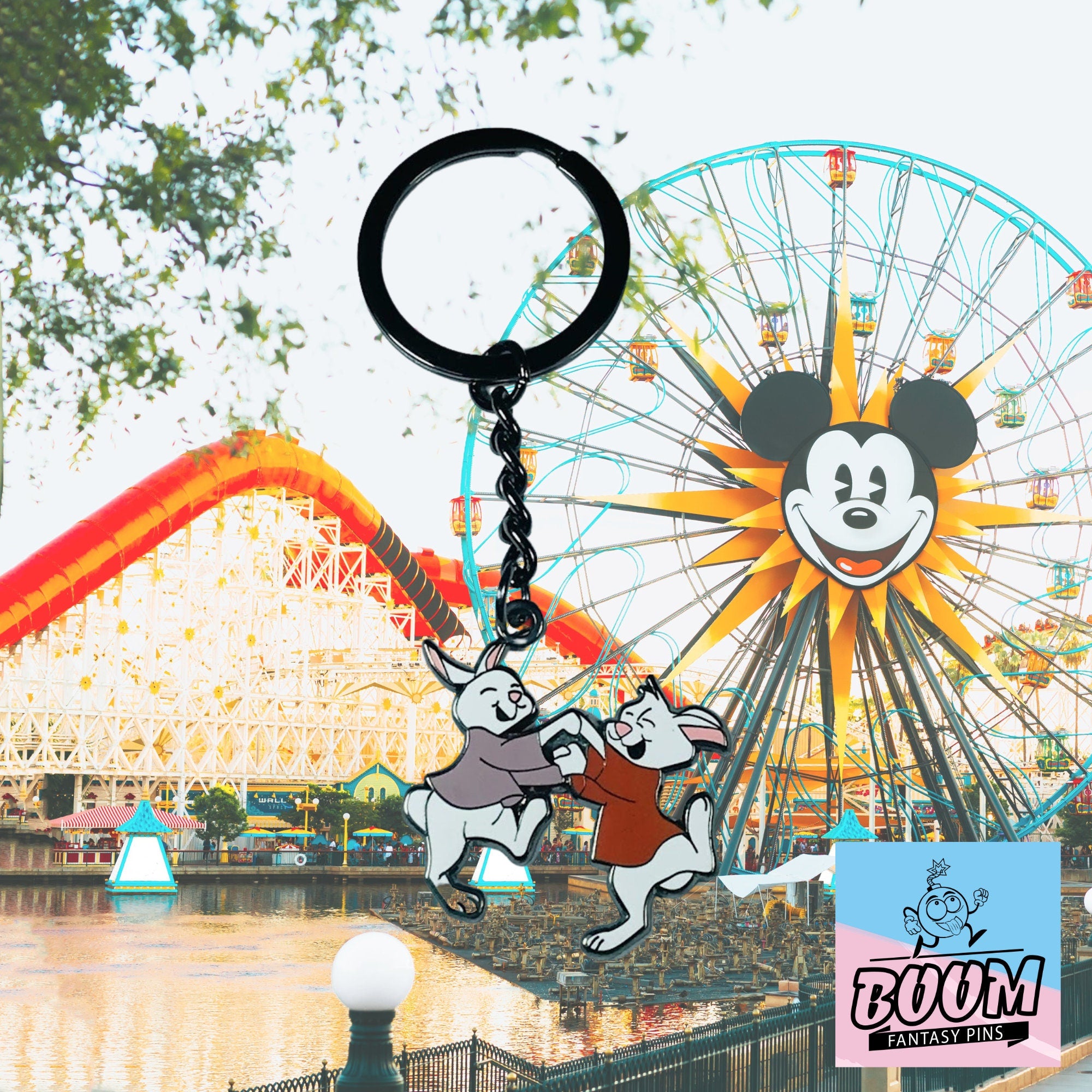 Porte-clés – Skippy et Sis Bunny de Robin des Bois – Disney Fantasy