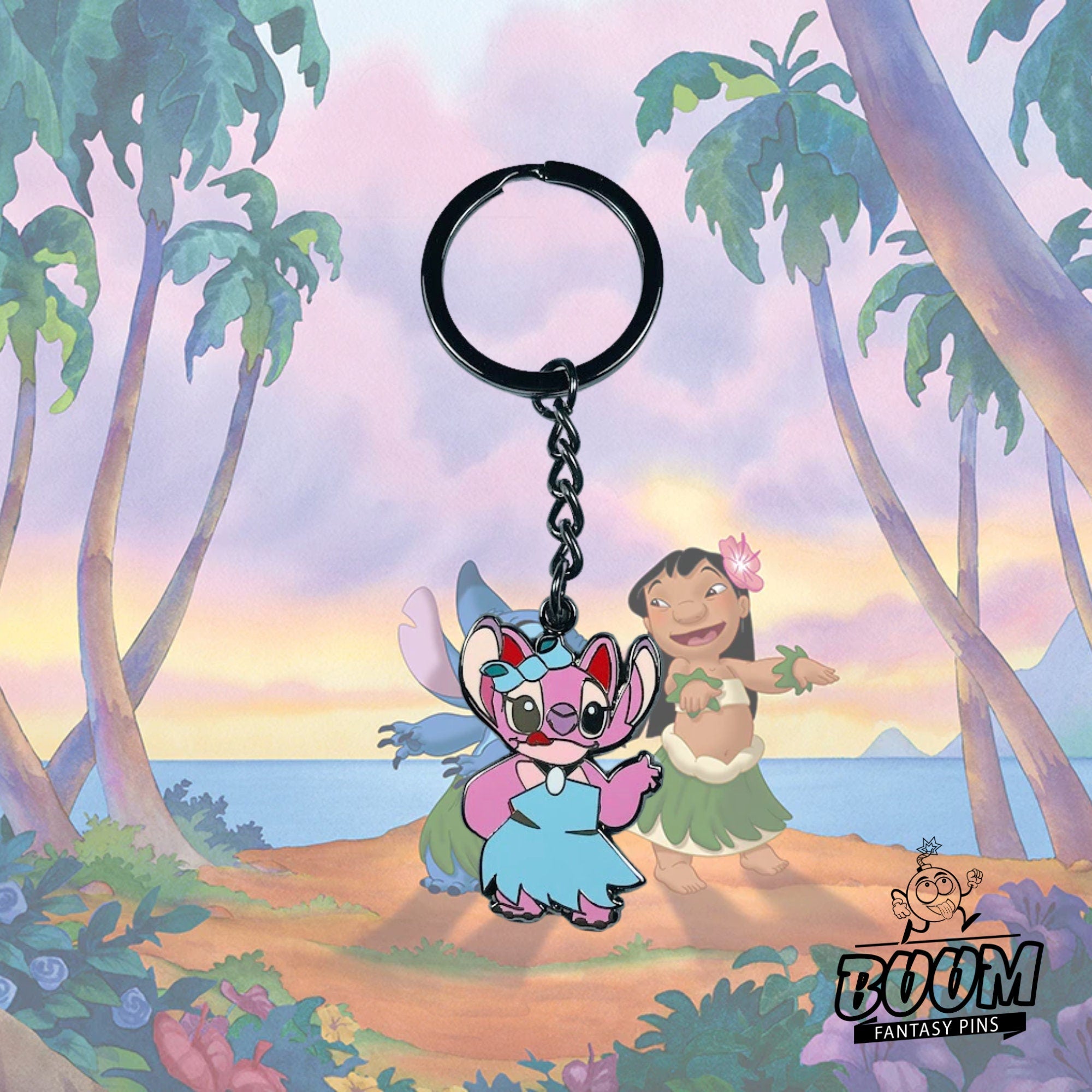 Porte-clés – Ange de Lilo &amp; Stitch – Disney Fantasy