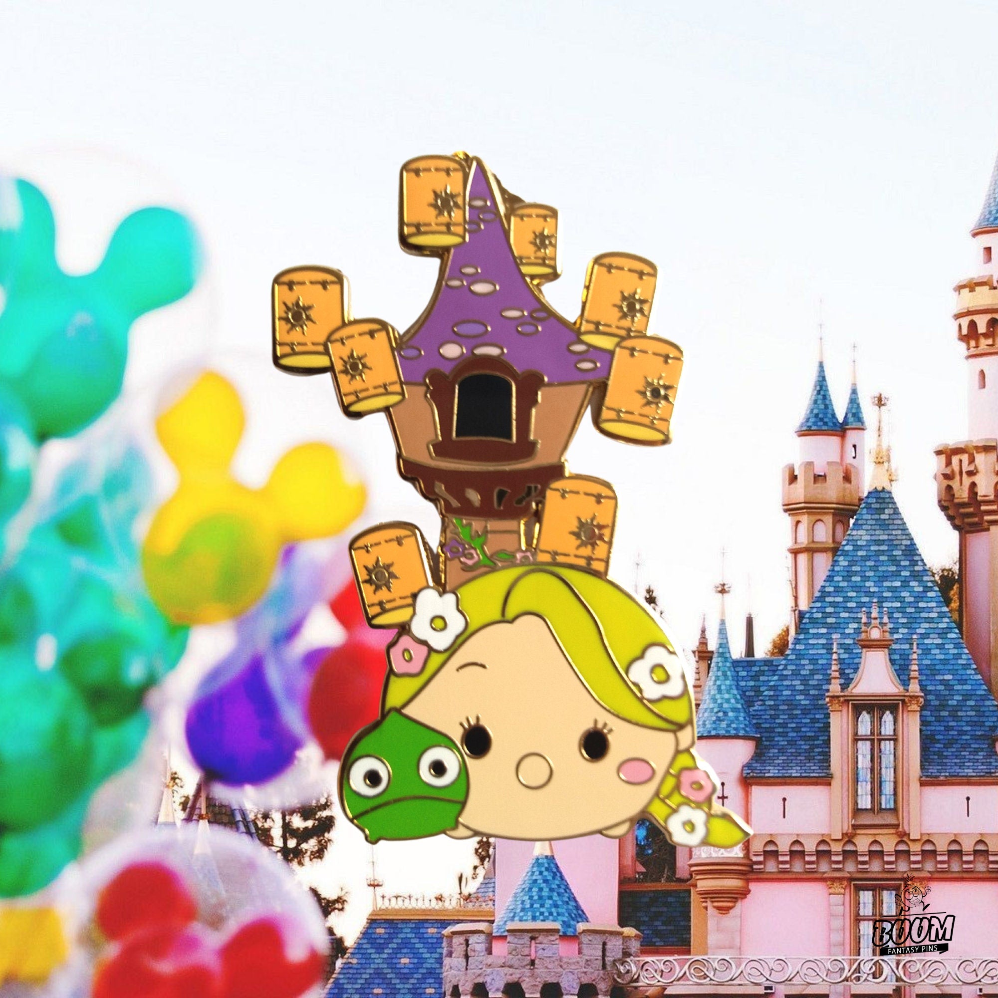 Pin's – Raiponce et Pascal du film Raiponce – Disney Fantasy