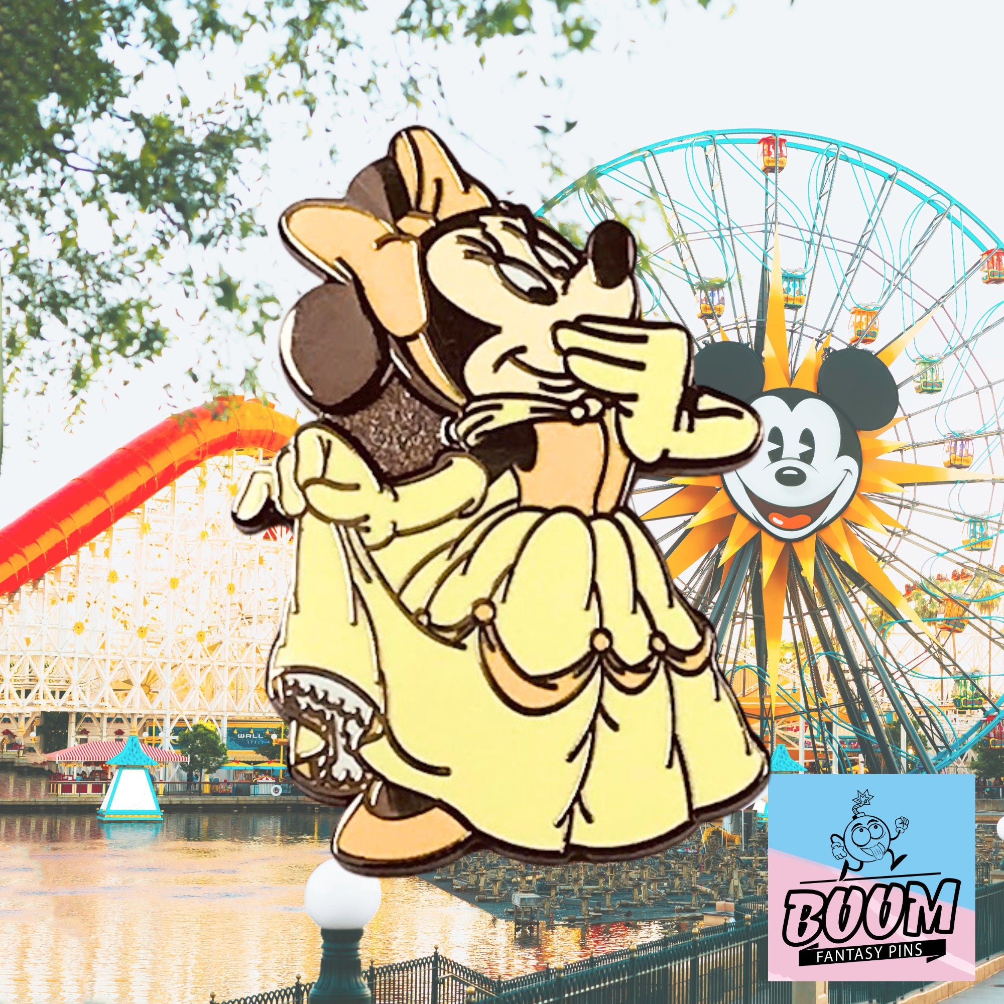 Pin – Minnie Mouse como Bella de La Bella y la Bestia – Disney Fantasy