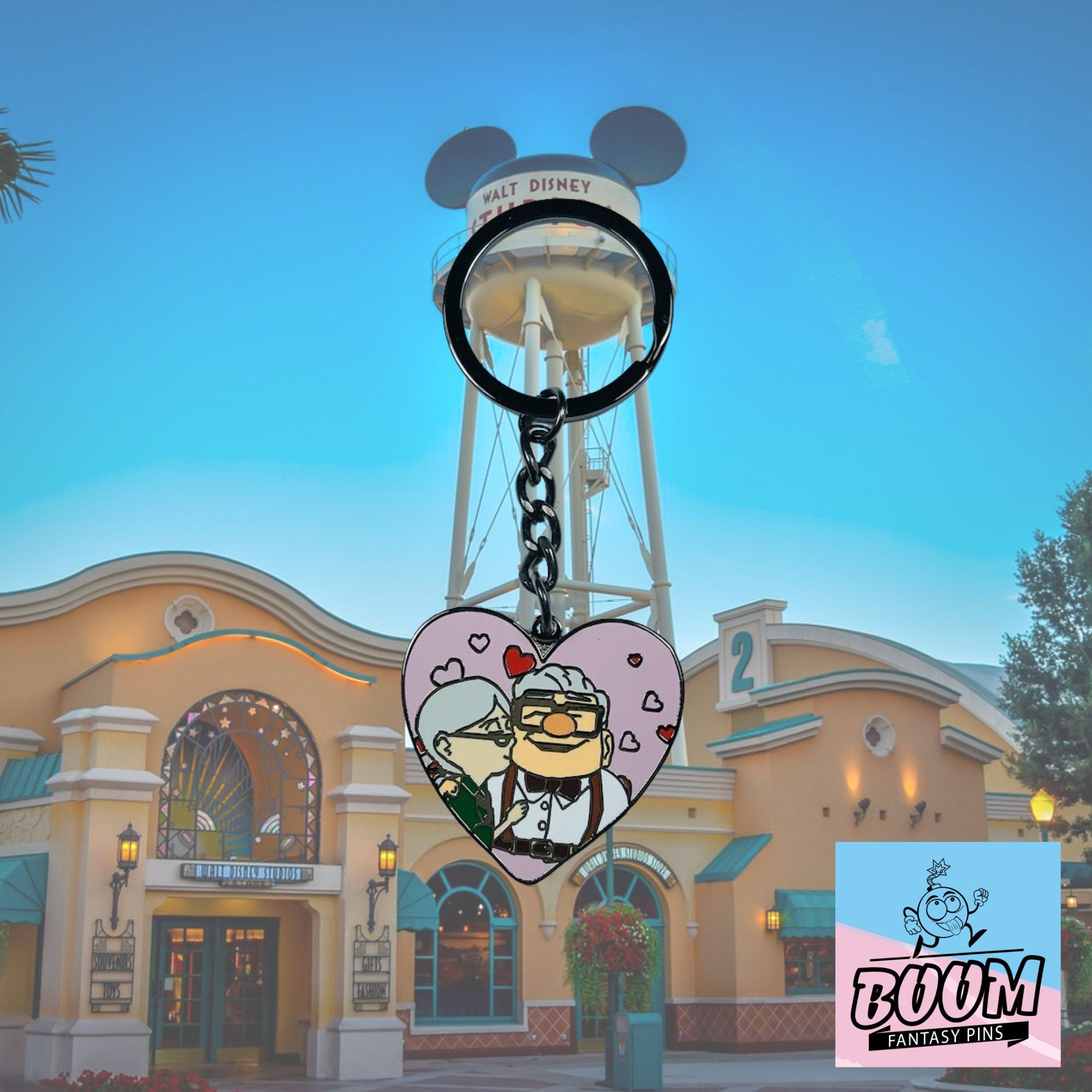 Llavero – Carl Fredricksen y Ellie Fredricksen de Up – Disney Fantasy