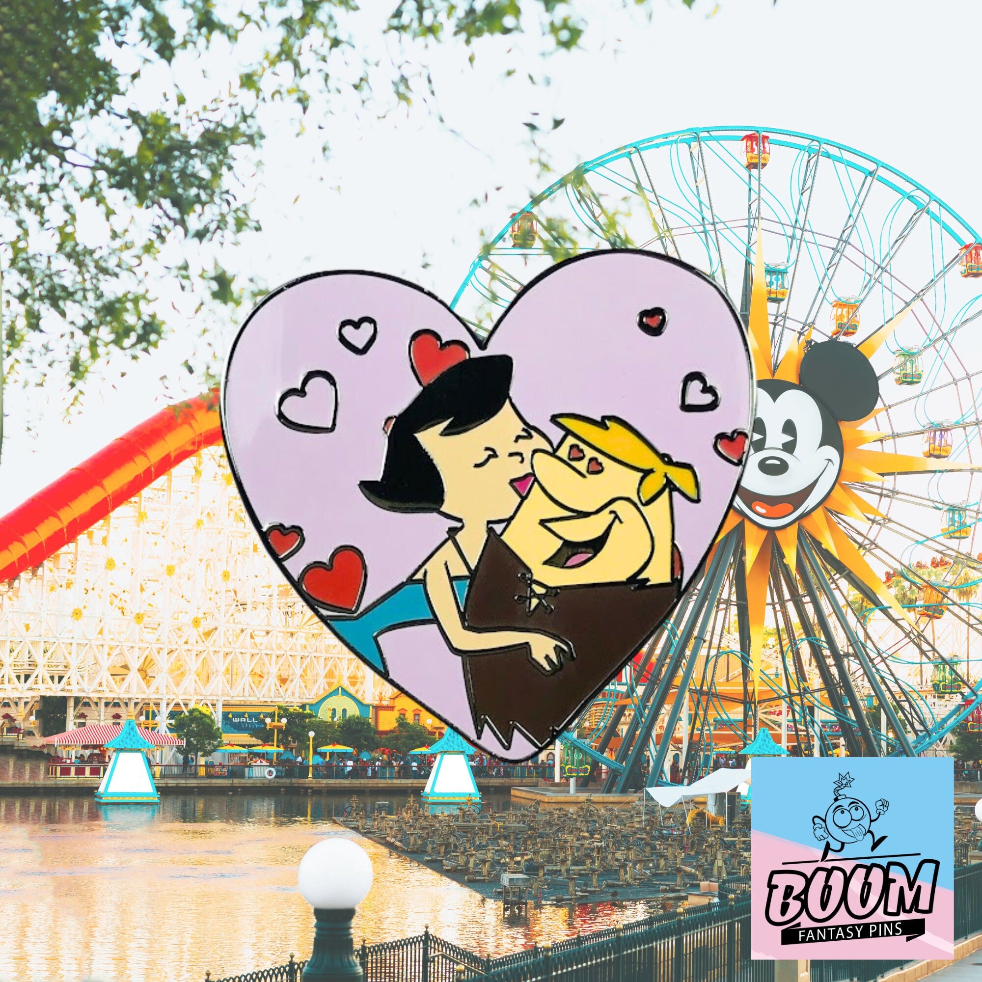 Pin's – Pablo et Betty des Pierrafeu – Disney Fantasy