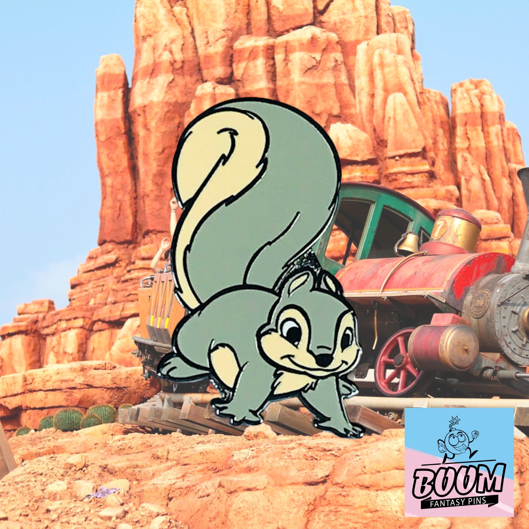 Pin's – Écureuil gris de Blanche-Neige et les Sept Nains – Disney Fantasy