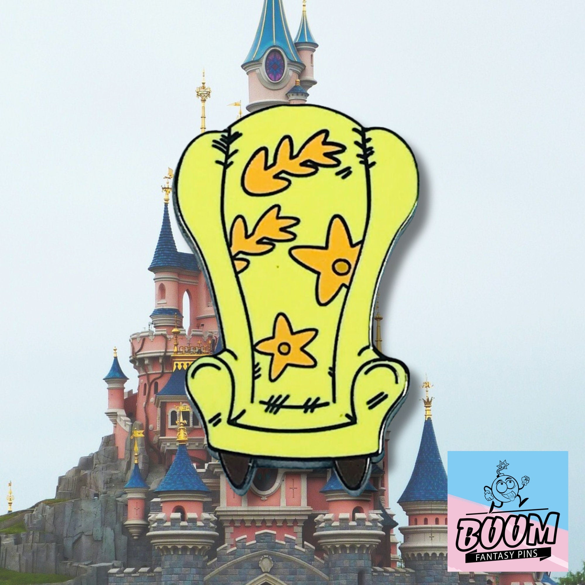 Pin – Sillón amarillo de Disney Fantasy – Disney Fantasy