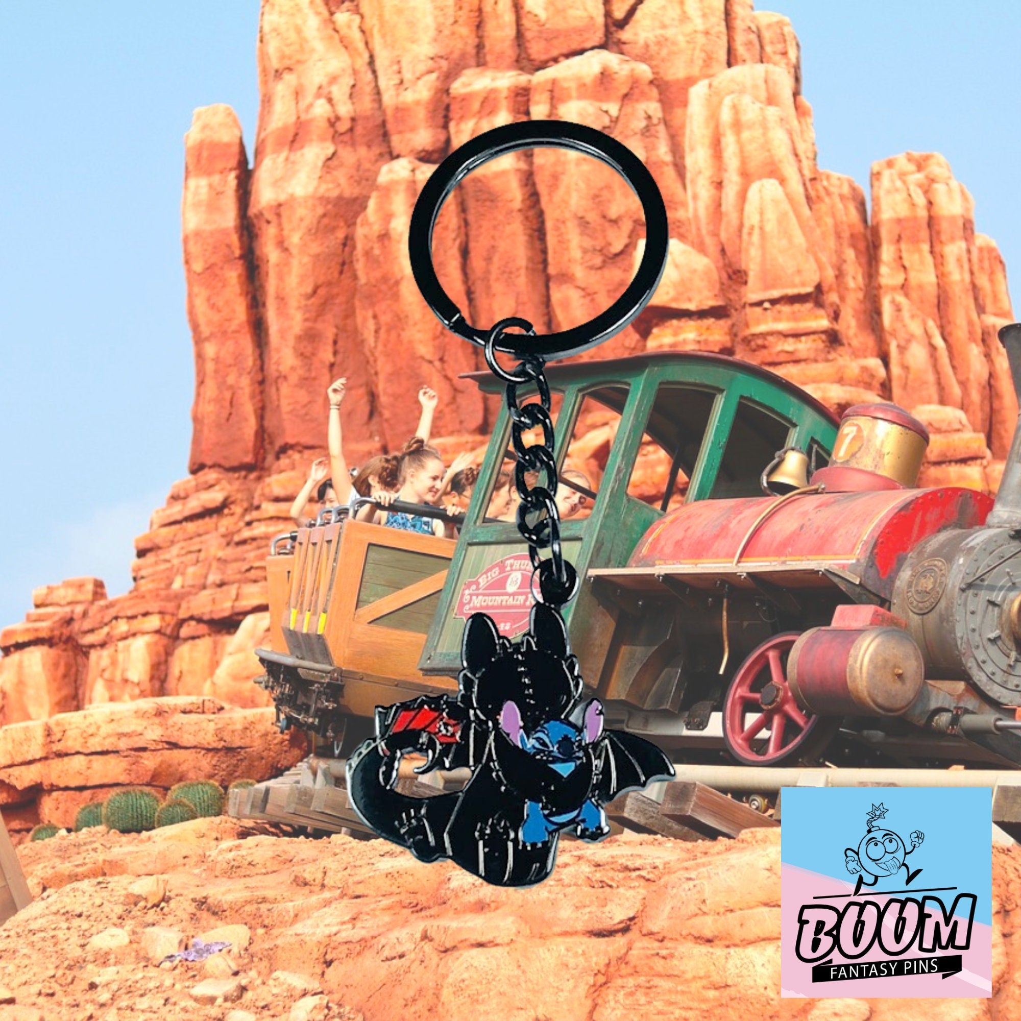 Llavero – Experimento 626 Stitch y Desdentao de Lilo y Stitch – Disney Fantasy